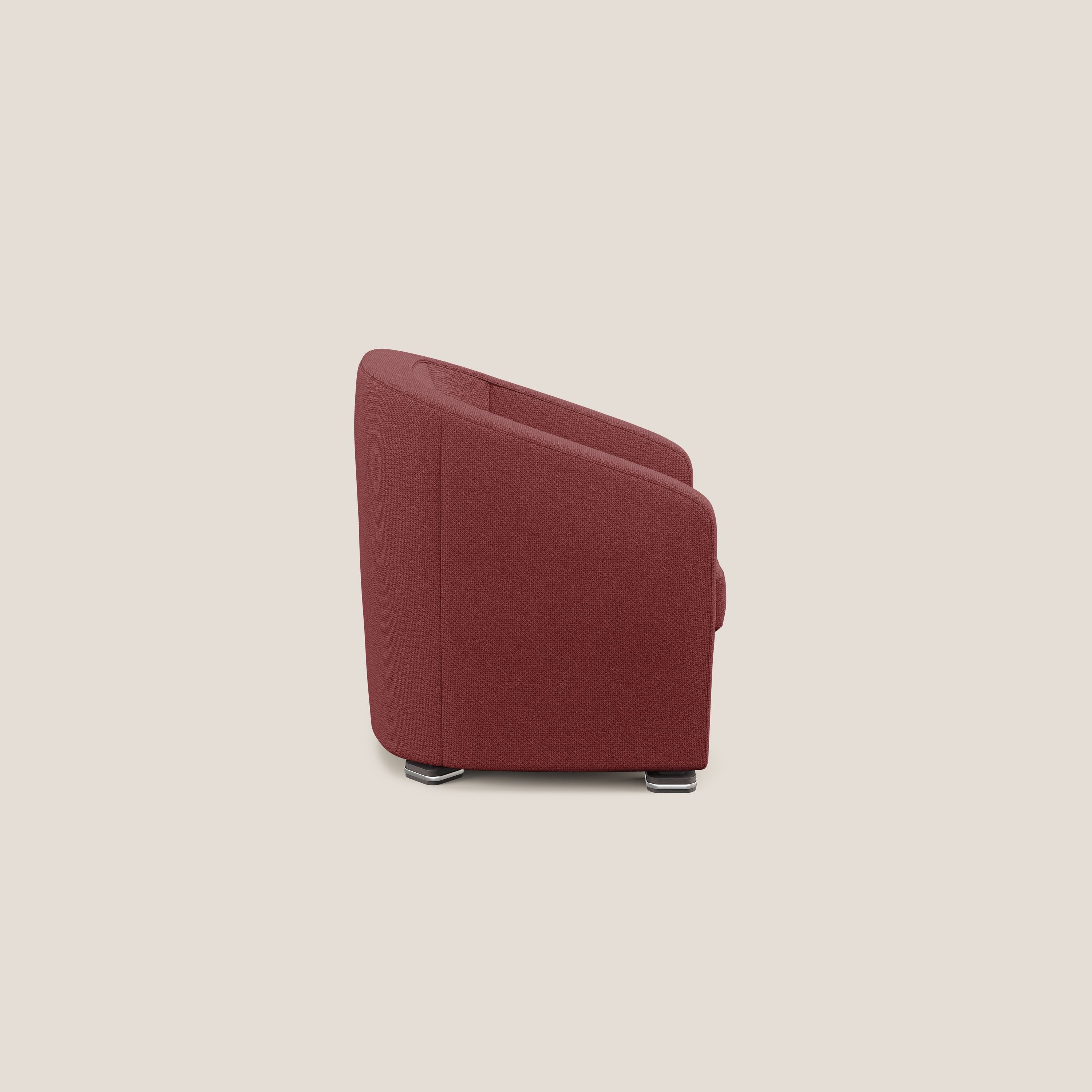 Cloe Fauteuil en tissu détachable à l'eau QuickClean T08 rouge - Image 3