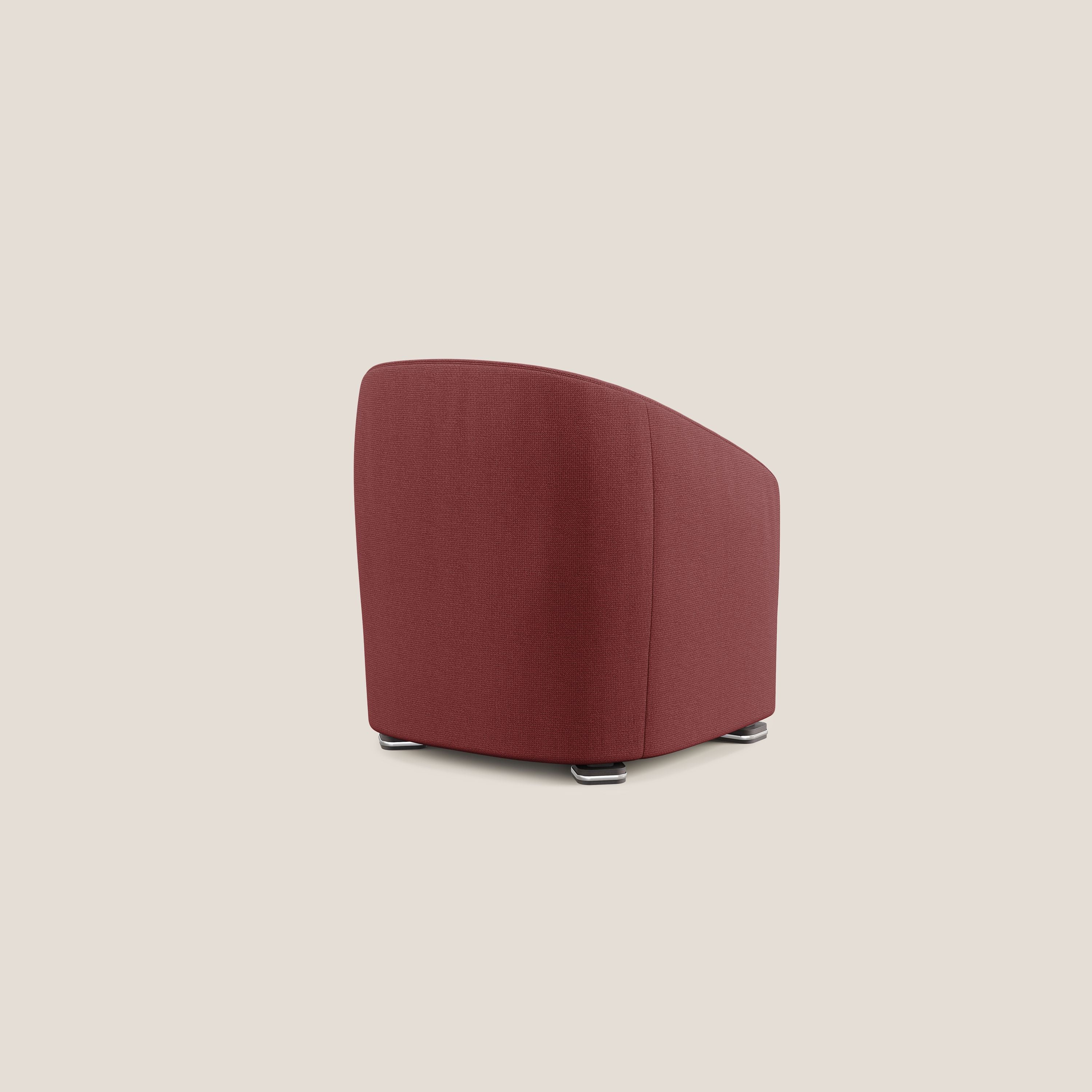 Cloe Fauteuil en tissu détachable à l'eau QuickClean T08 rouge - Image 4
