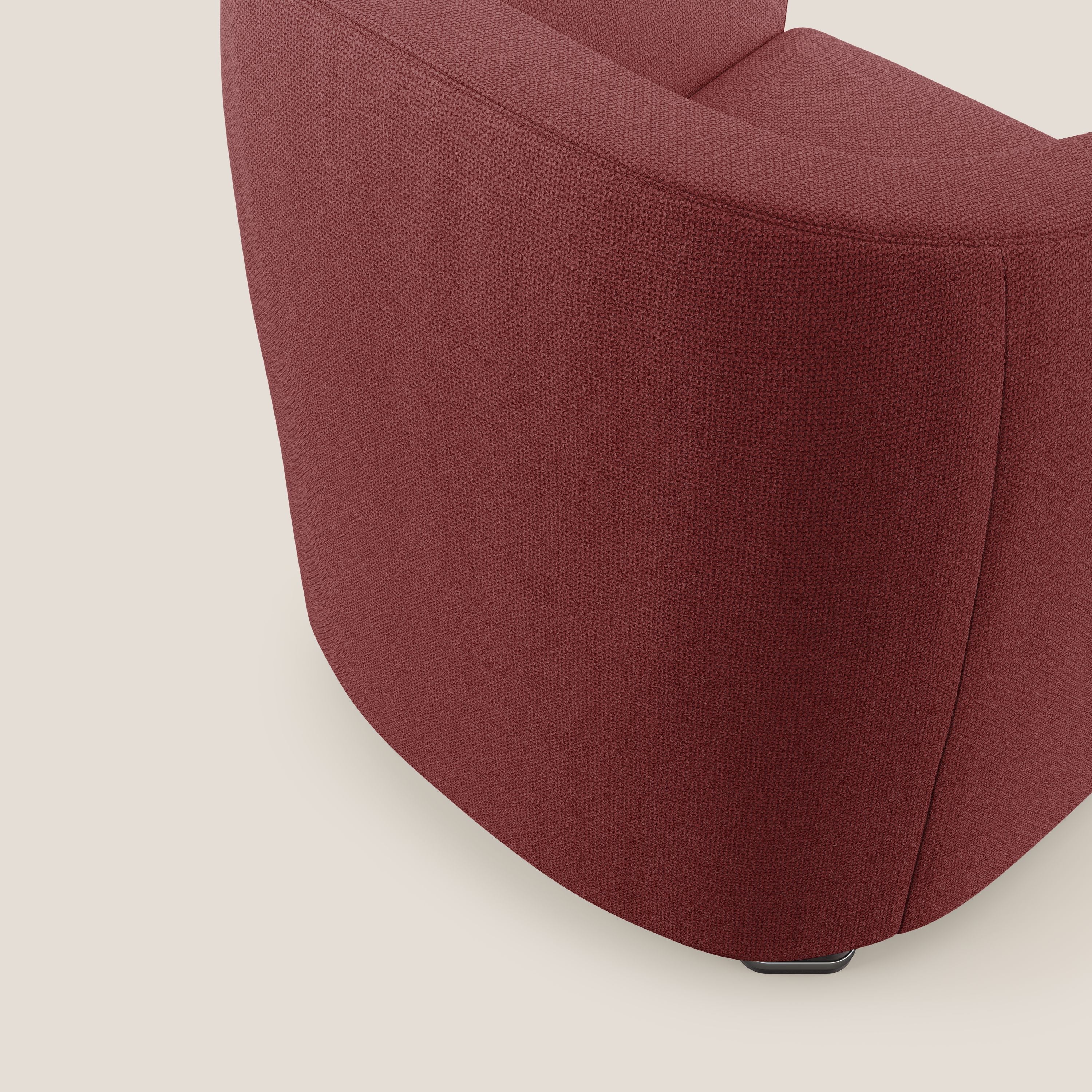 Cloe Fauteuil en tissu détachable à l'eau QuickClean T08 rouge - Image 6
