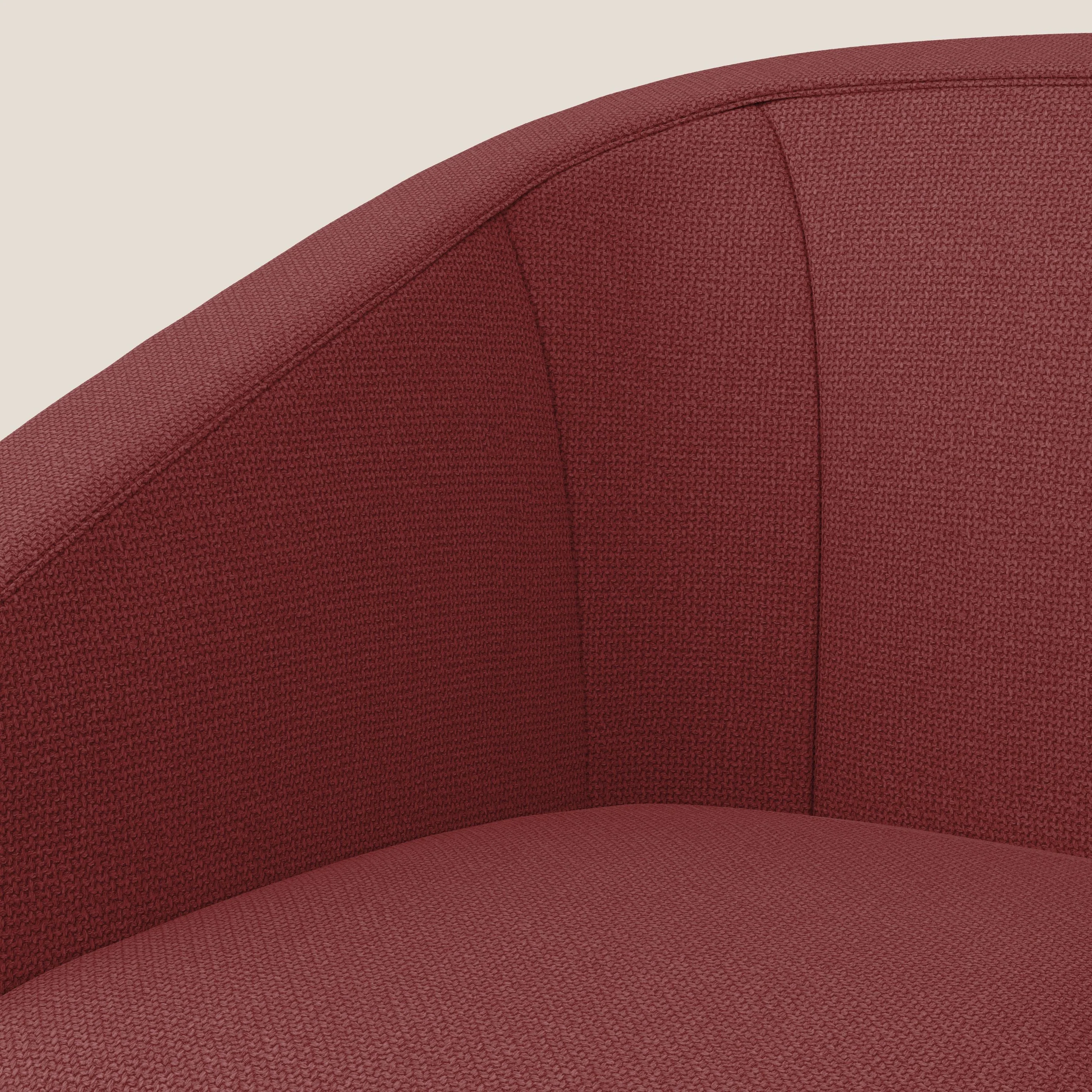 Cloe Fauteuil en tissu détachable à l'eau QuickClean T08 rouge - Image 7