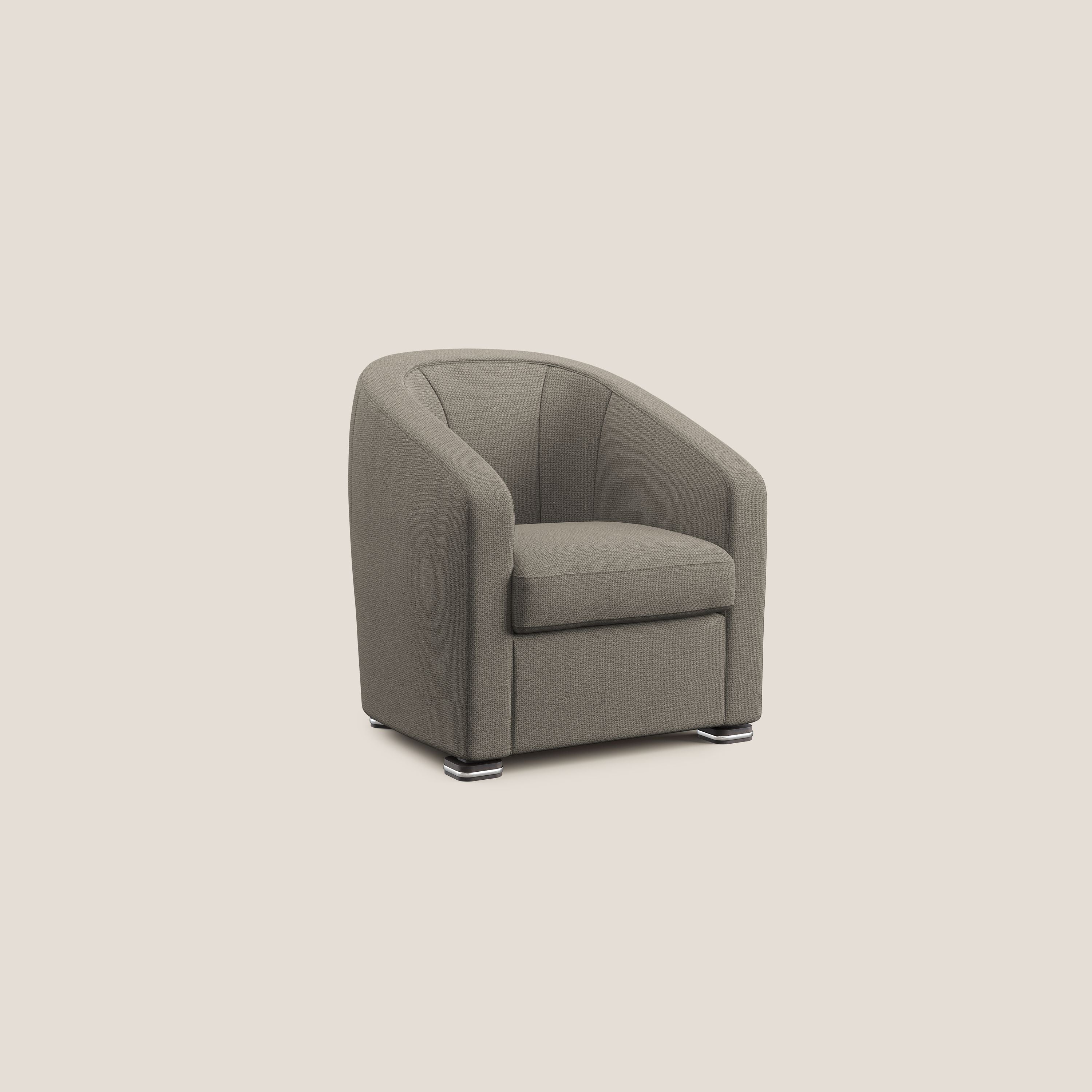 Cloe Fauteuil en tissu détachable à l'eau QuickClean T08 Taupe tortora - Image 2