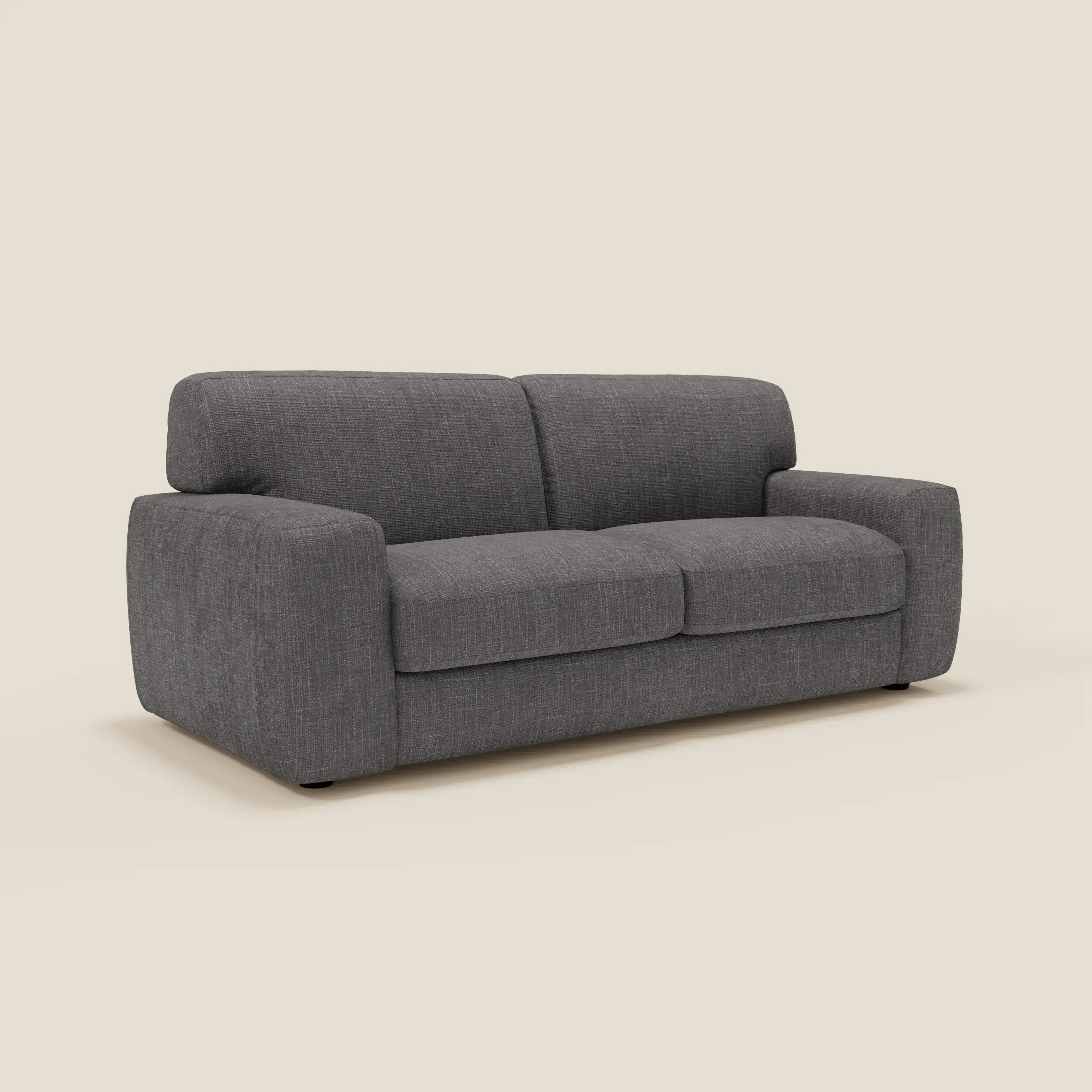 Cloud Canapé convertible matelas H17 cm avec coussins souples en tissu imperméable T06 anthracite - Image 3