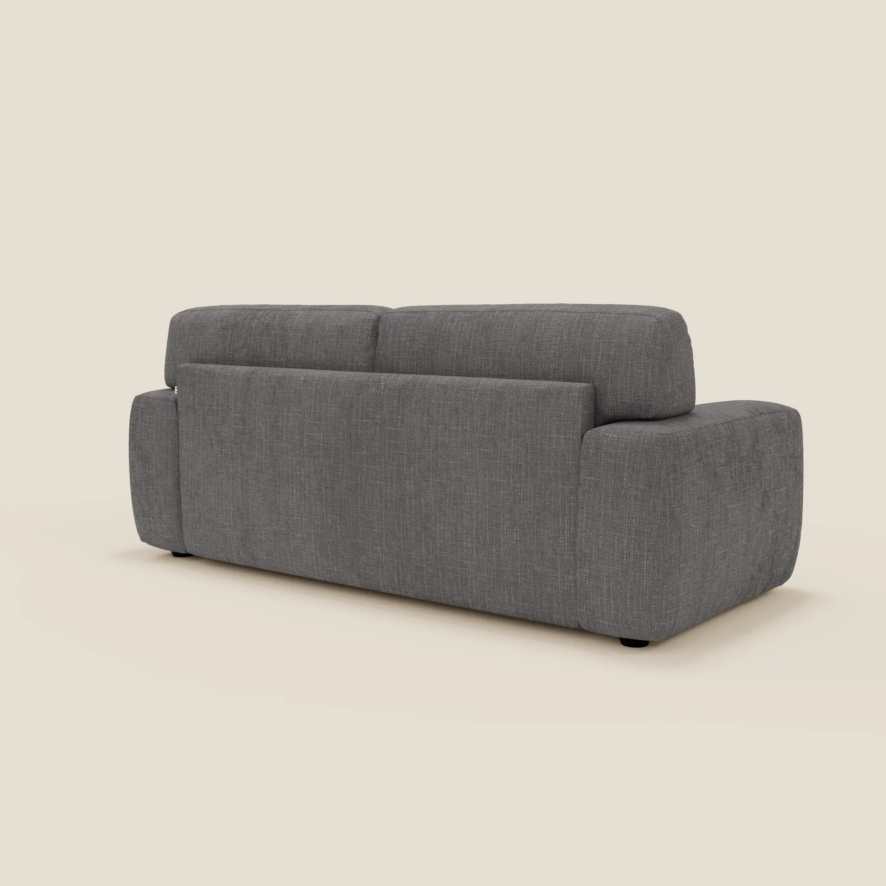 Cloud Canapé convertible matelas H17 cm avec coussins souples en tissu imperméable T06 anthracite - Image 5