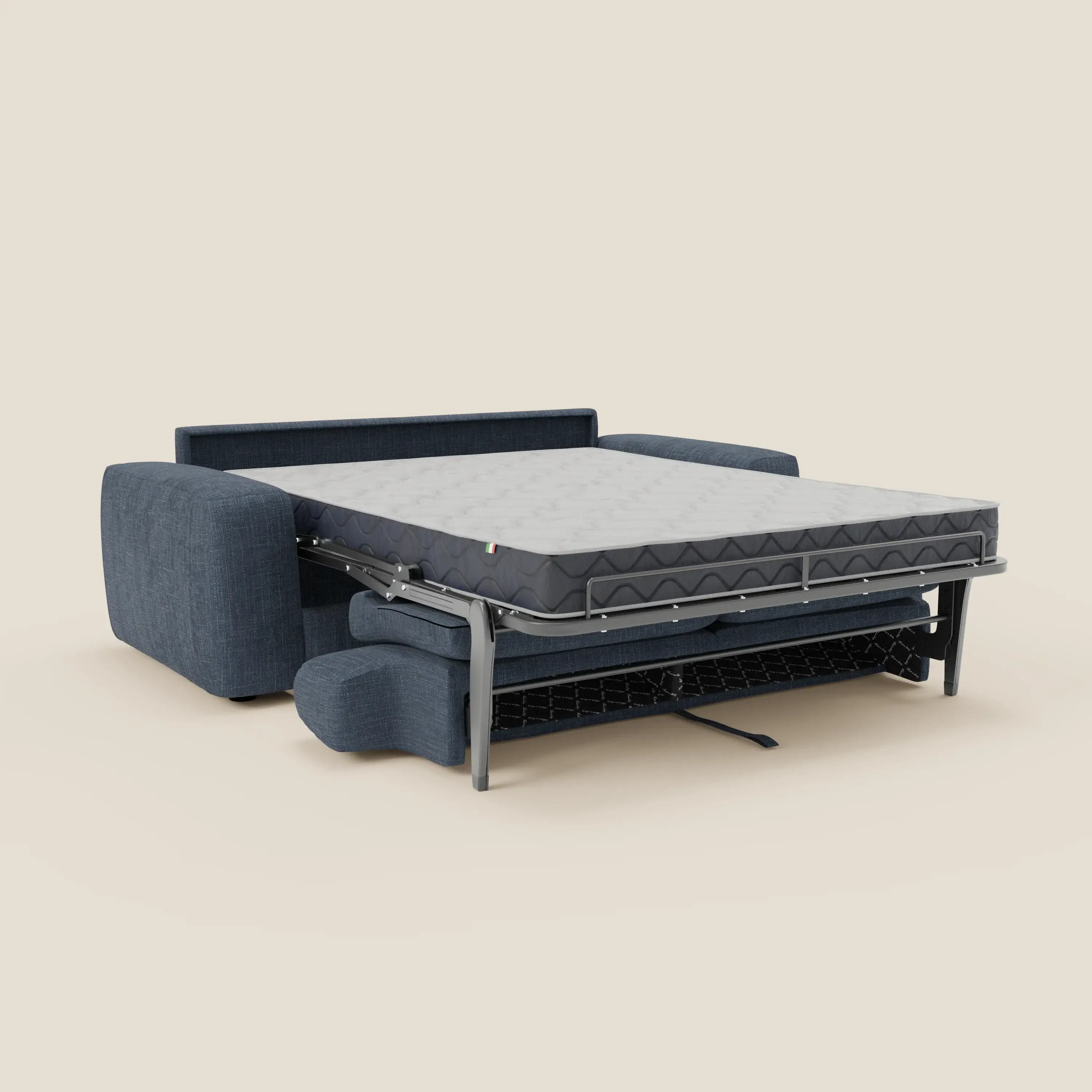 Cloud Canapé convertible matelas H17 cm avec coussins souples en tissu imperméable T06 bleu - Image 11