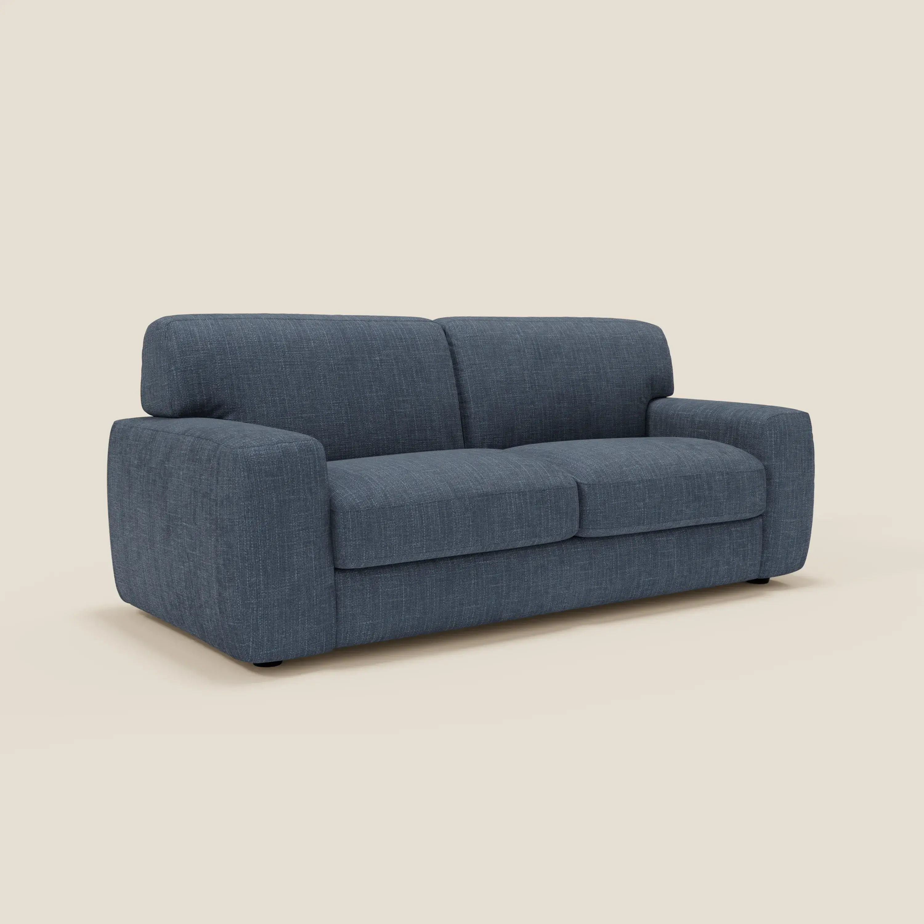 Cloud Canapé convertible matelas H17 cm avec coussins souples en tissu imperméable T06 bleu - Image 3