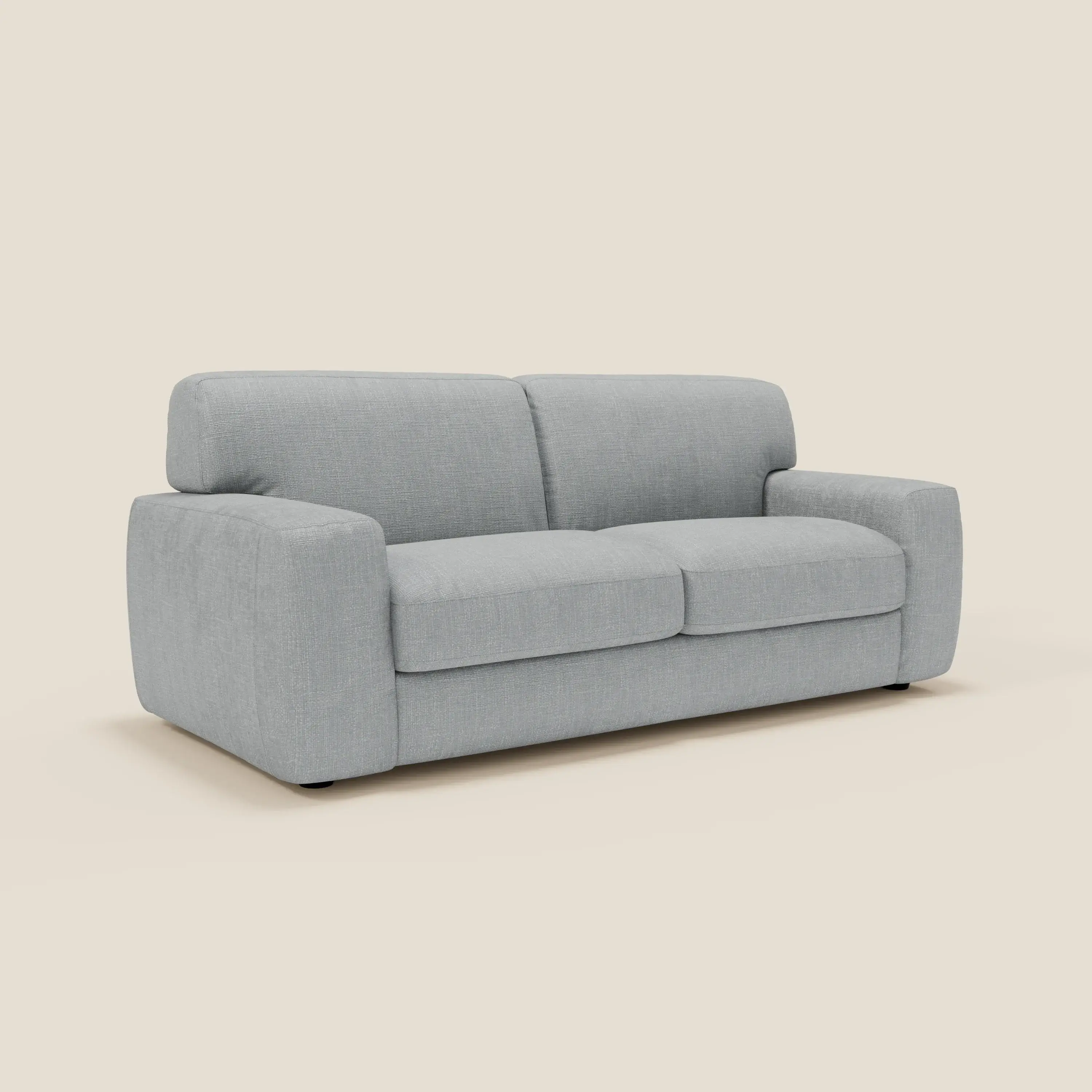 Cloud Canapé convertible matelas H17 cm avec coussins souples en tissu imperméable T06 bleu glacier - Image 3