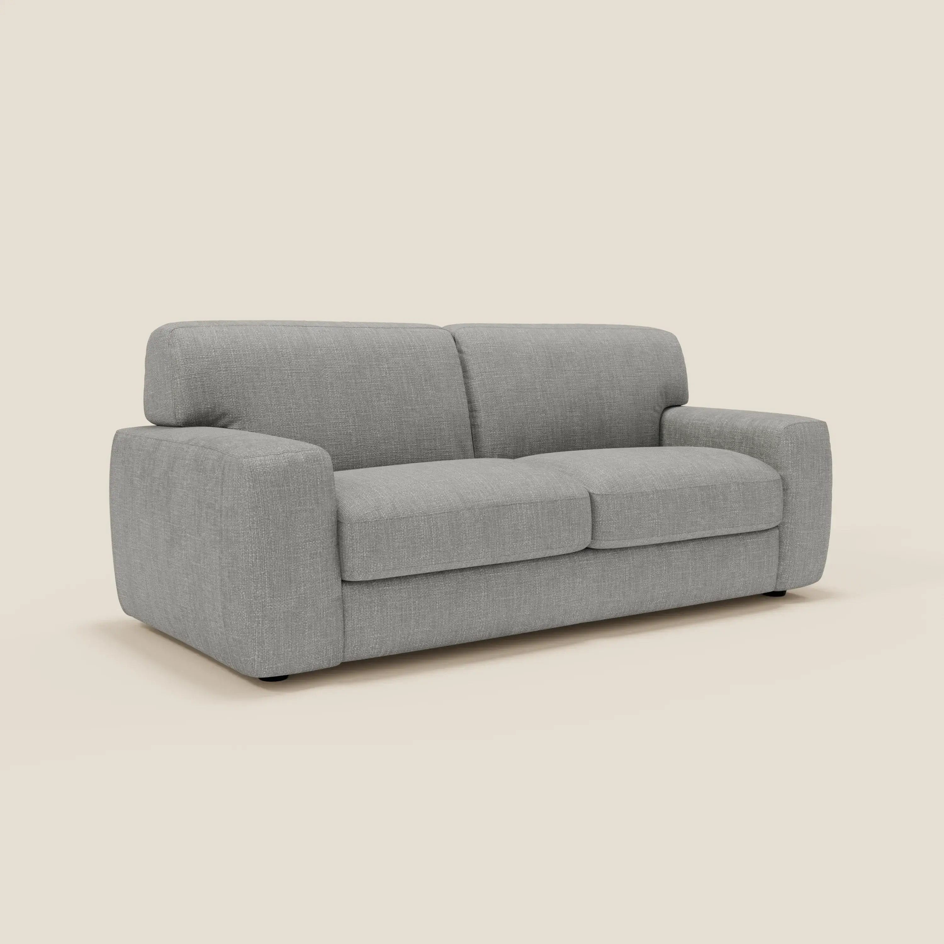 Cloud Canapé convertible matelas H17 cm avec coussins souples en tissu imperméable T06 gris - Image 3