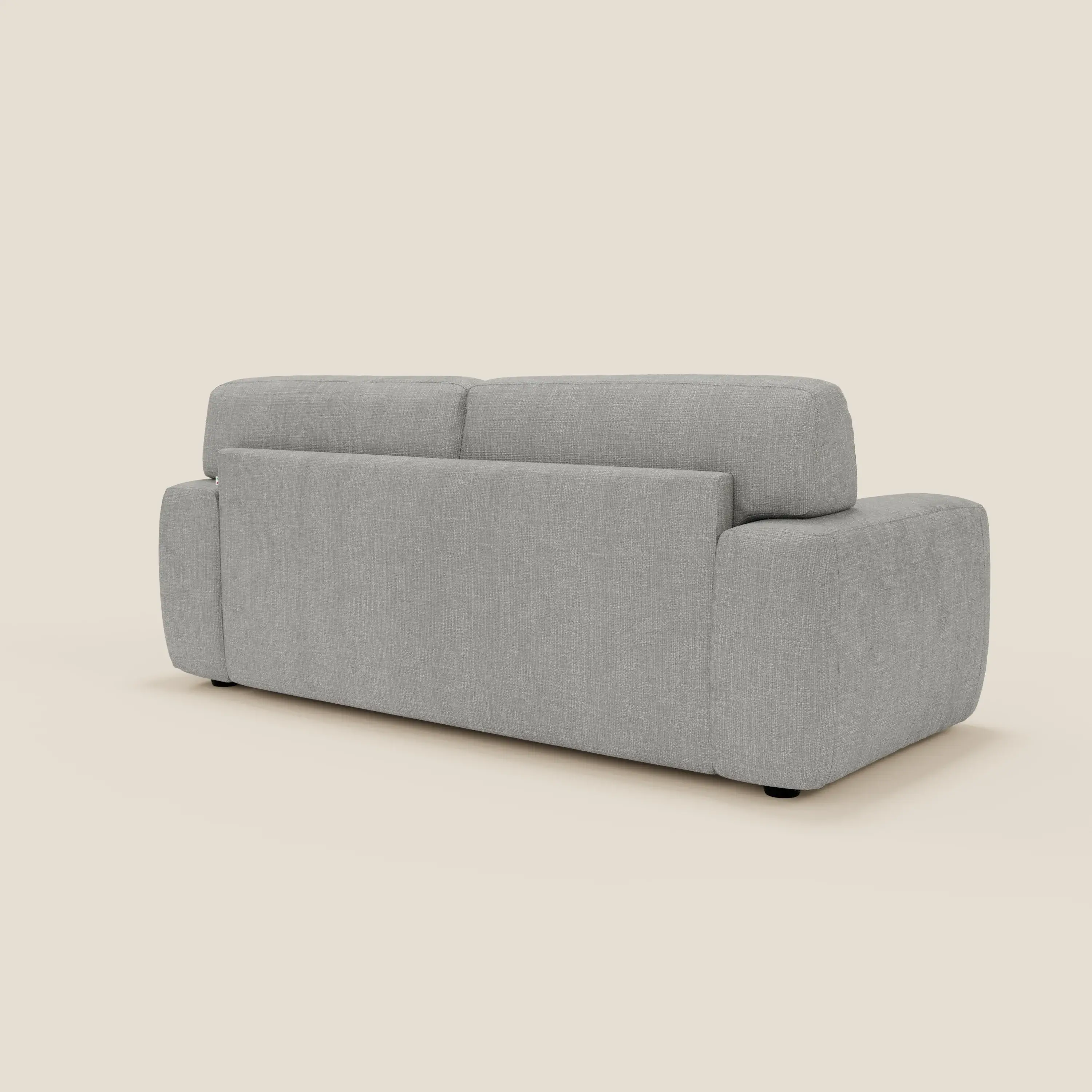Cloud Canapé convertible matelas H17 cm avec coussins souples en tissu imperméable T06 gris - Image 5
