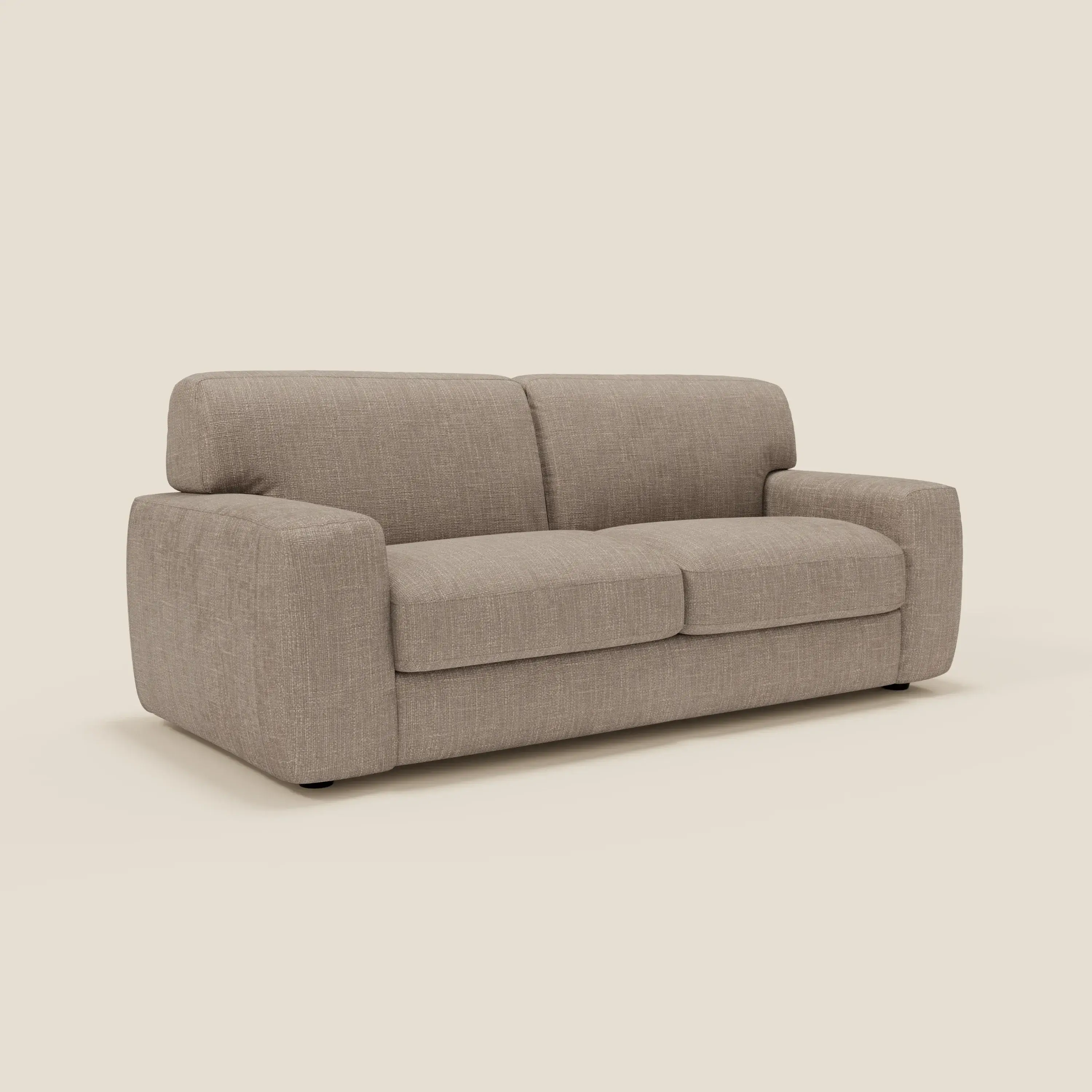 Cloud Canapé convertible matelas H17 cm avec coussins souples en tissu imperméable T06 taupe - Image 3