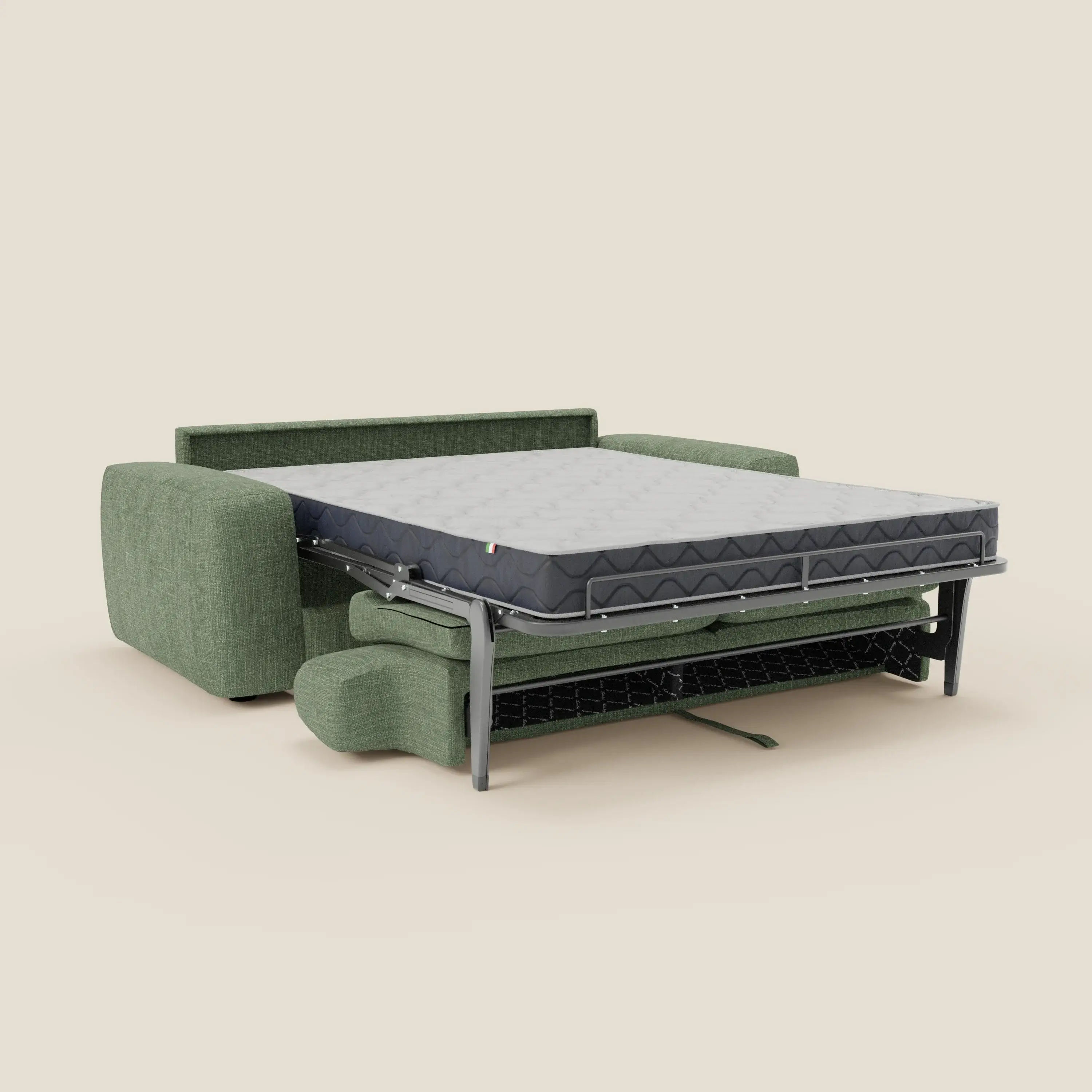 Cloud Canapé convertible matelas H17 cm avec coussins souples en tissu imperméable T06 vert - Image 11