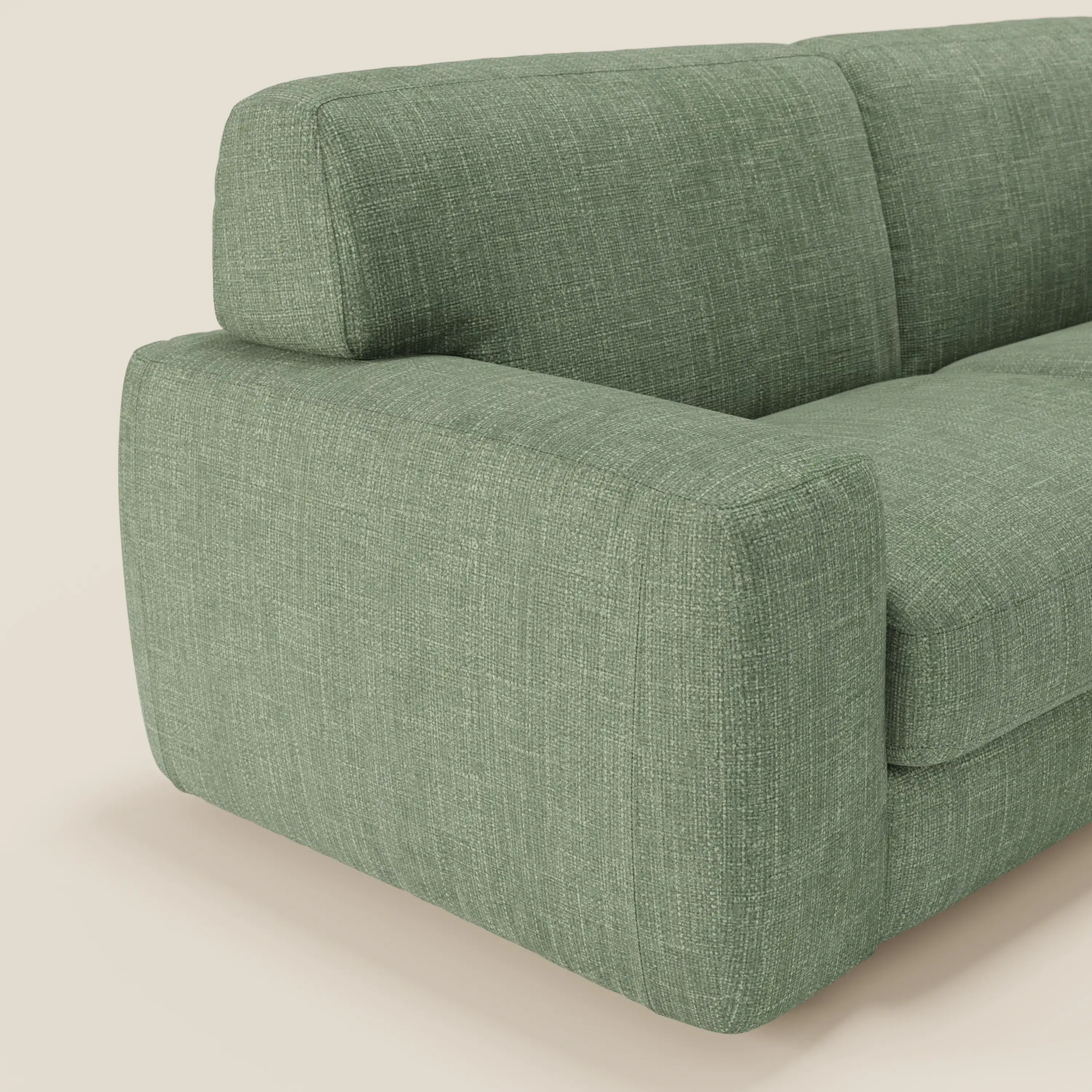 Cloud Canapé convertible matelas H17 cm avec coussins souples en tissu imperméable T06 vert - Image 6