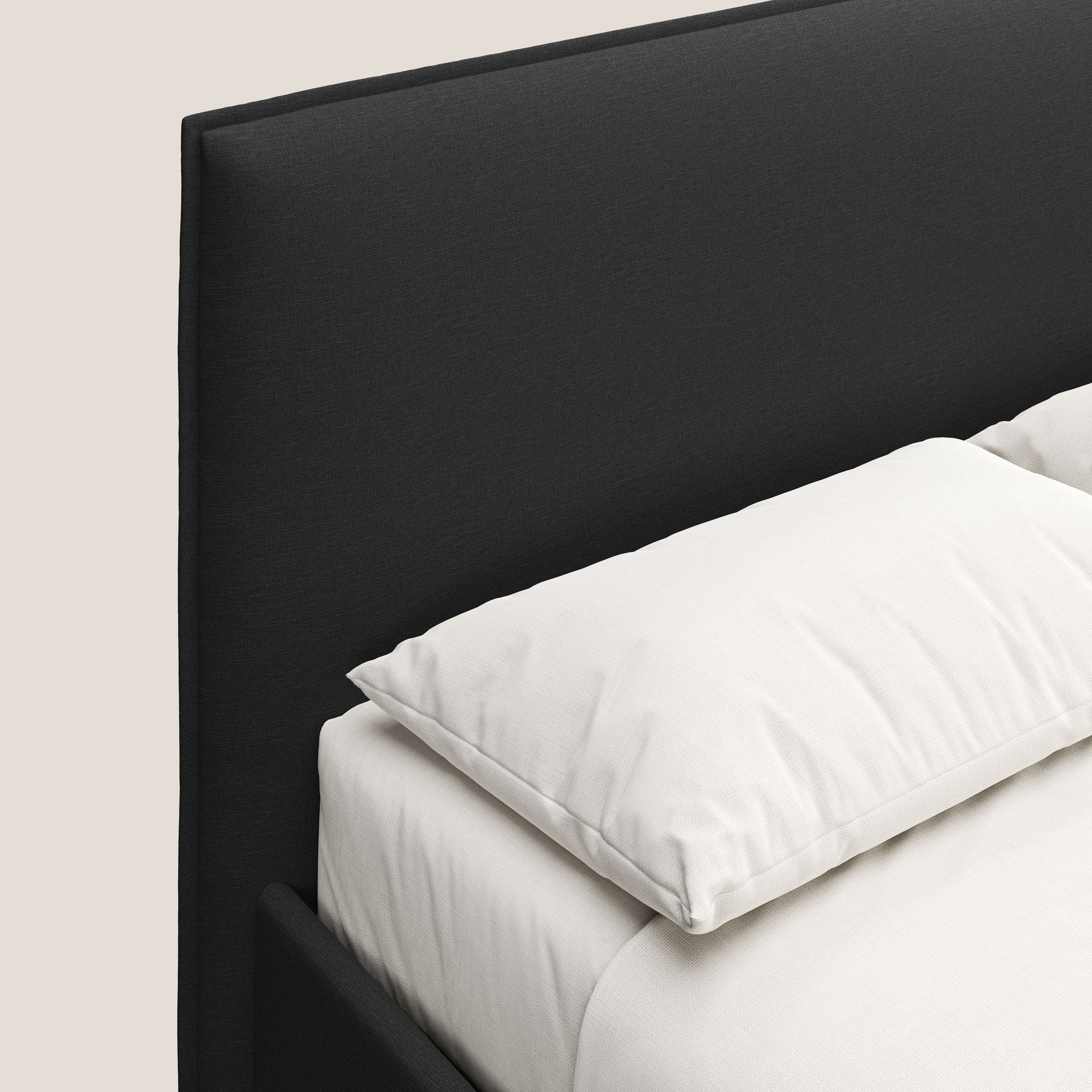 Costanza lit coffre et déhoussable en tissu mixte coton imperméable T13 anthracite - Image 6