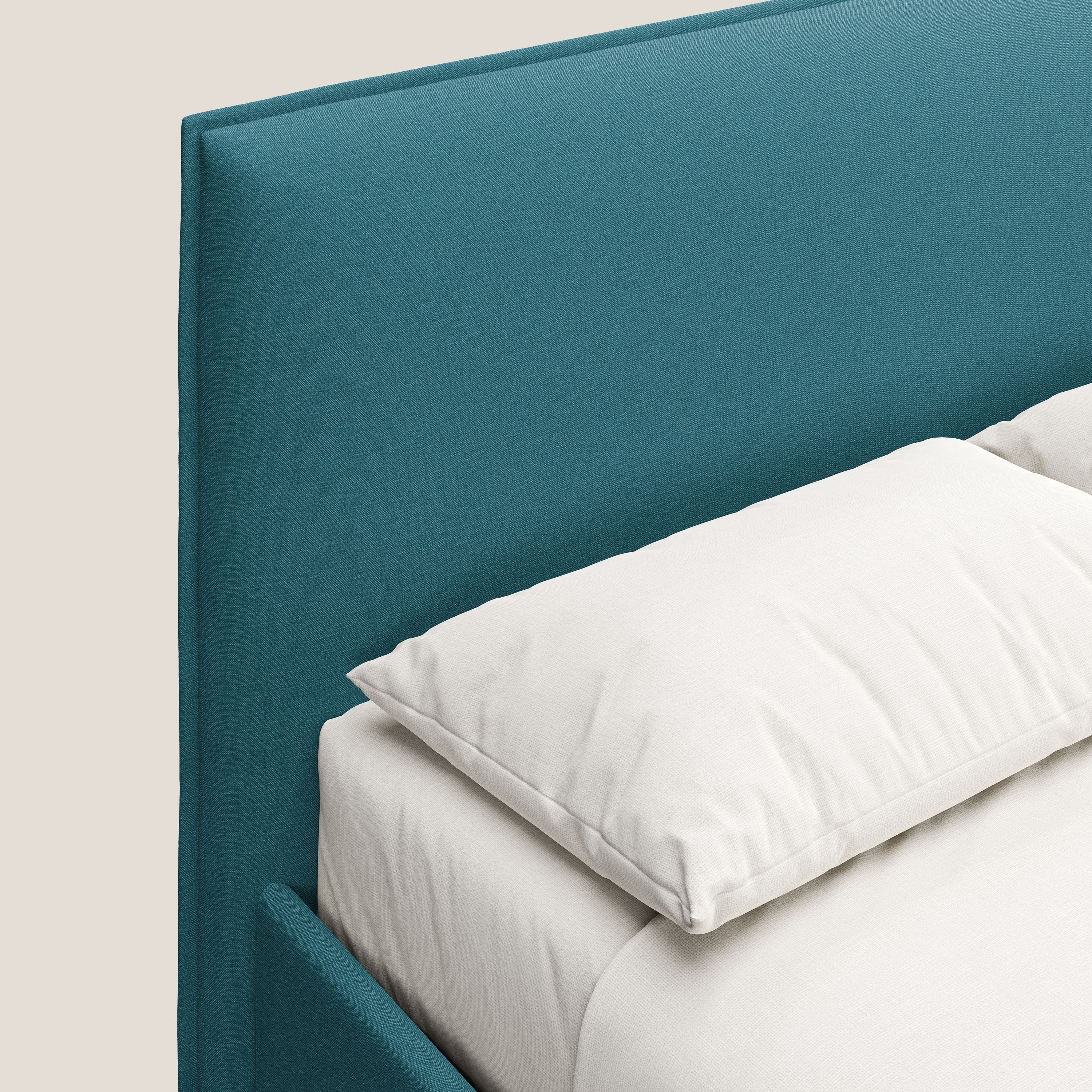 Costanza lit coffre et déhoussable en tissu mixte coton imperméable T13 bleu ciel - Image 6