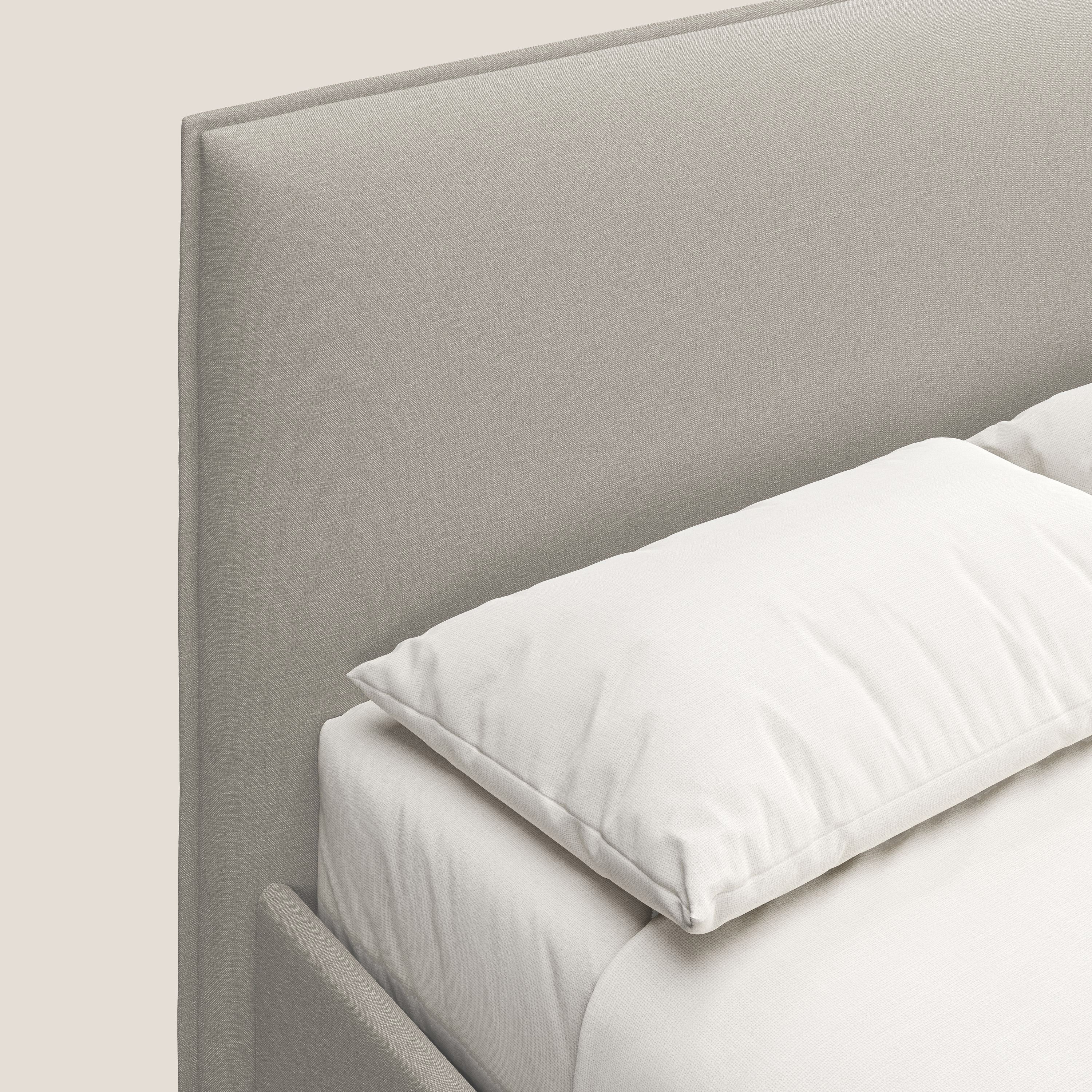 Costanza lit coffre et déhoussable en tissu mixte coton imperméable T13 crème - Image 8