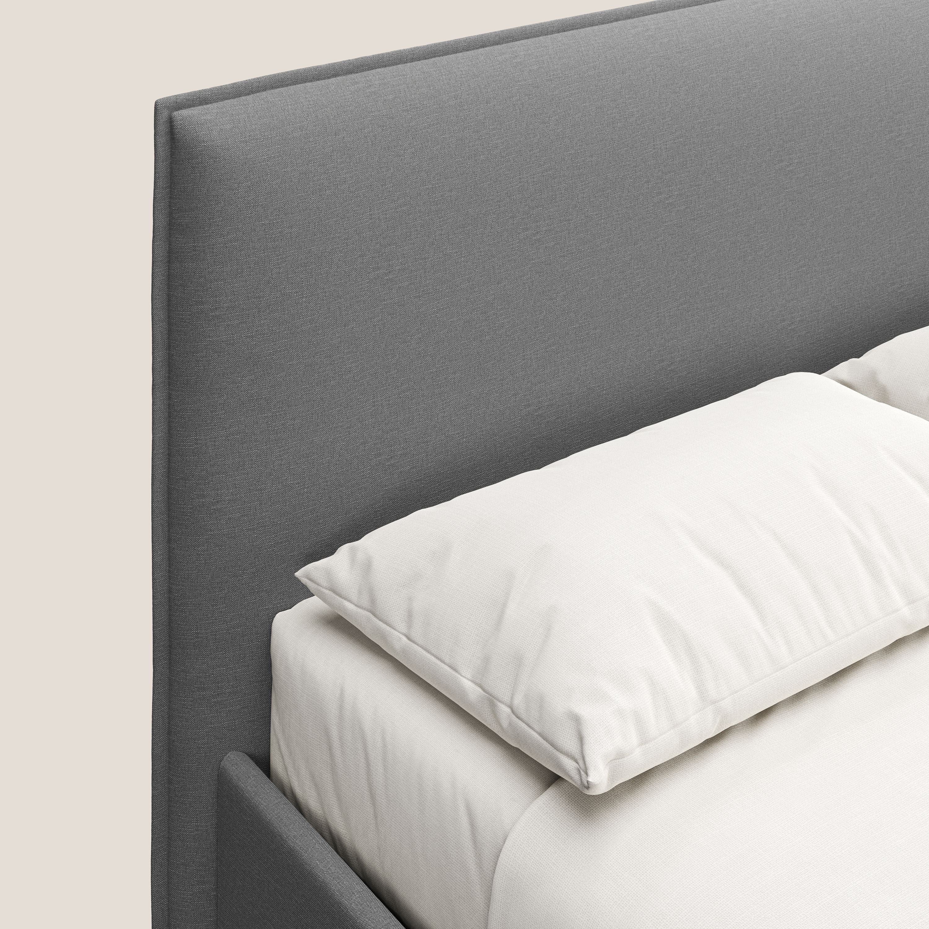 Costanza lit coffre et déhoussable en tissu mixte coton imperméable T13 gris - Image 6