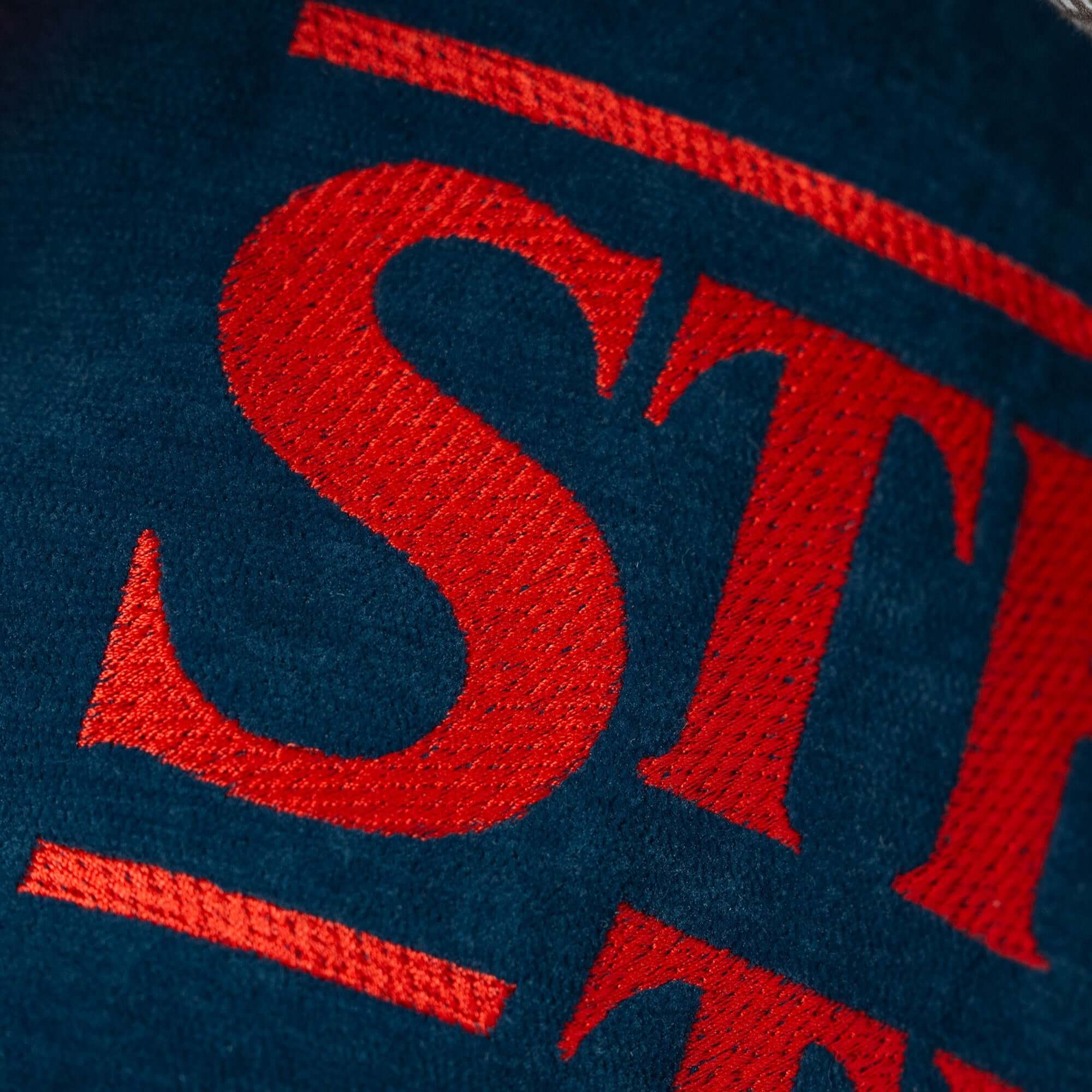 Coussin Stranger Things Édition Limitée  avec broderie – tissu détachable 45x45 Bleu - Image 5
