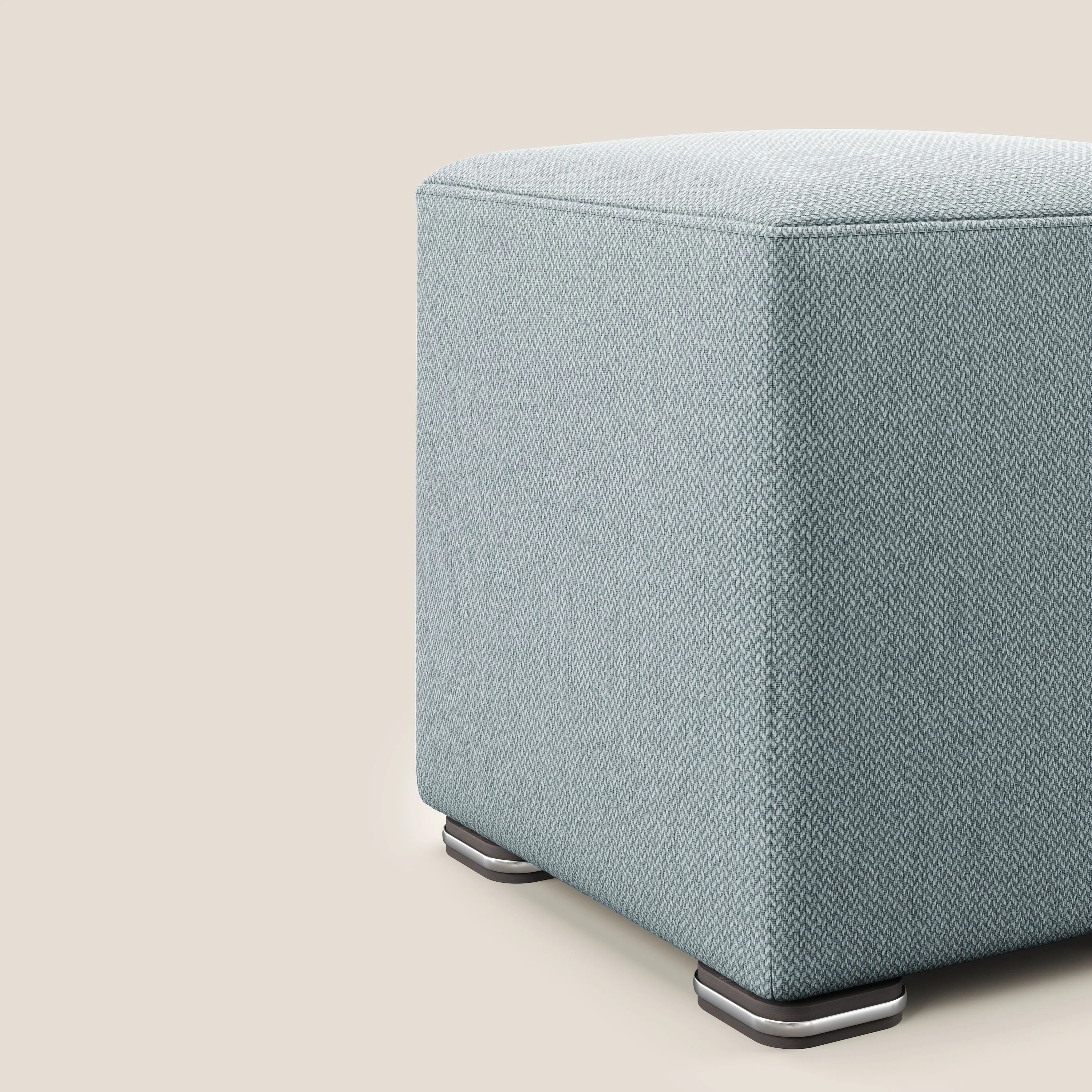 Cube pouf en tissu doux détachable T05 sucre glace - Image 5
