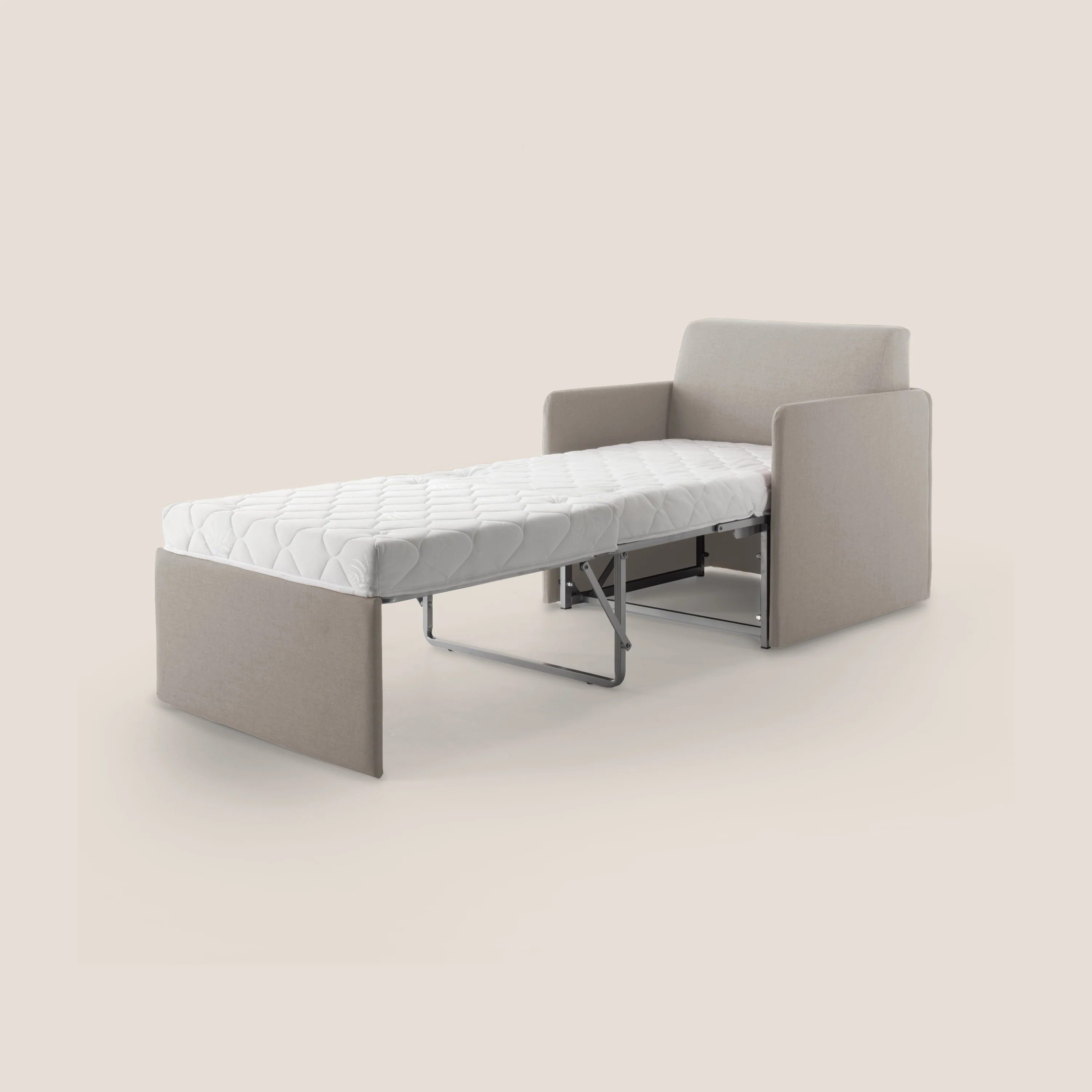DAG Fauteuil lit en tissu imperméable T13 crème - Image 2