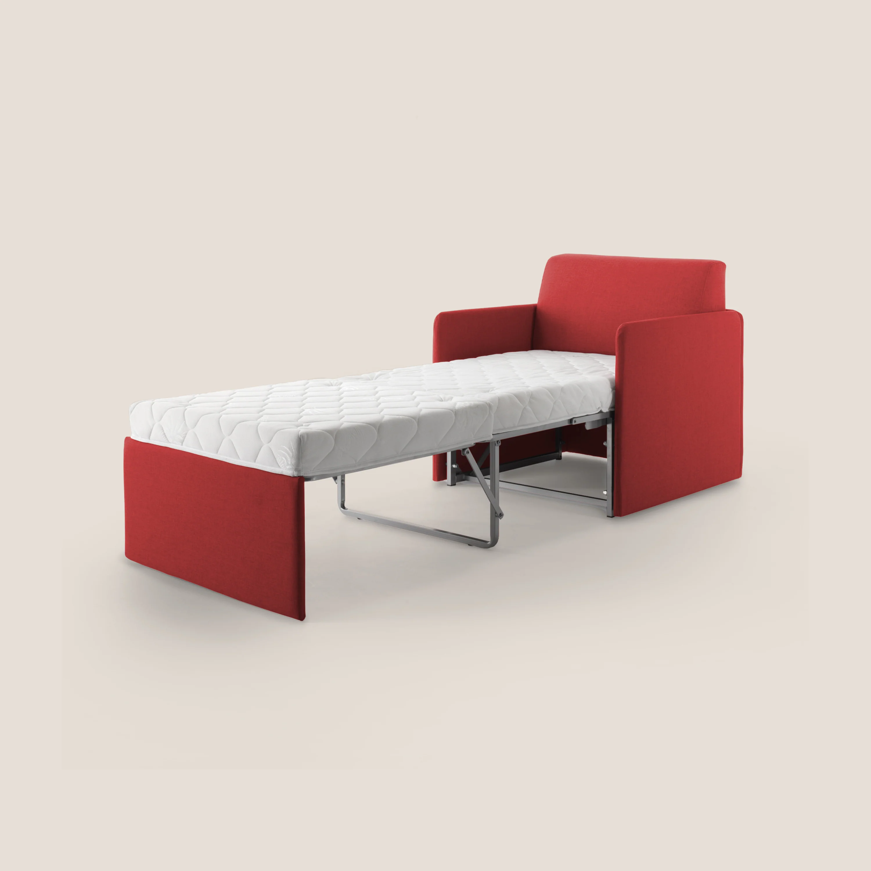 DAG Fauteuil lit en tissu imperméable T13 rouge - Image 2