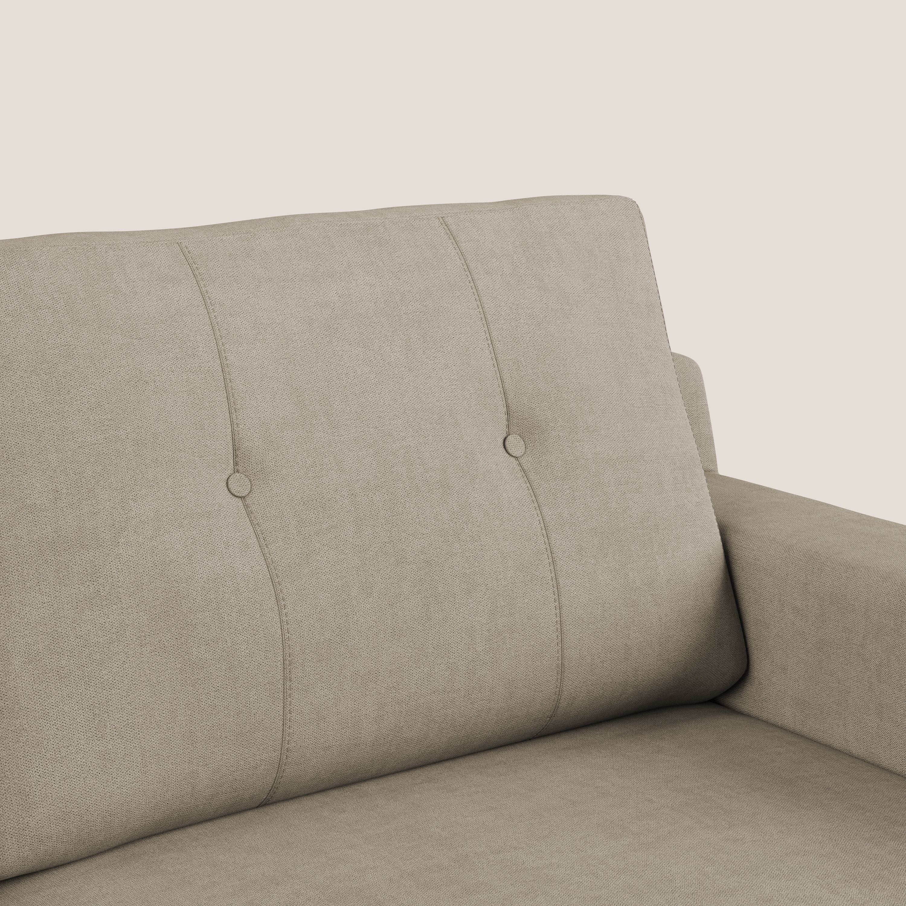 Danish canapé d'angle moderne reversible en tissu doux imperméable T02 beige - Image 6