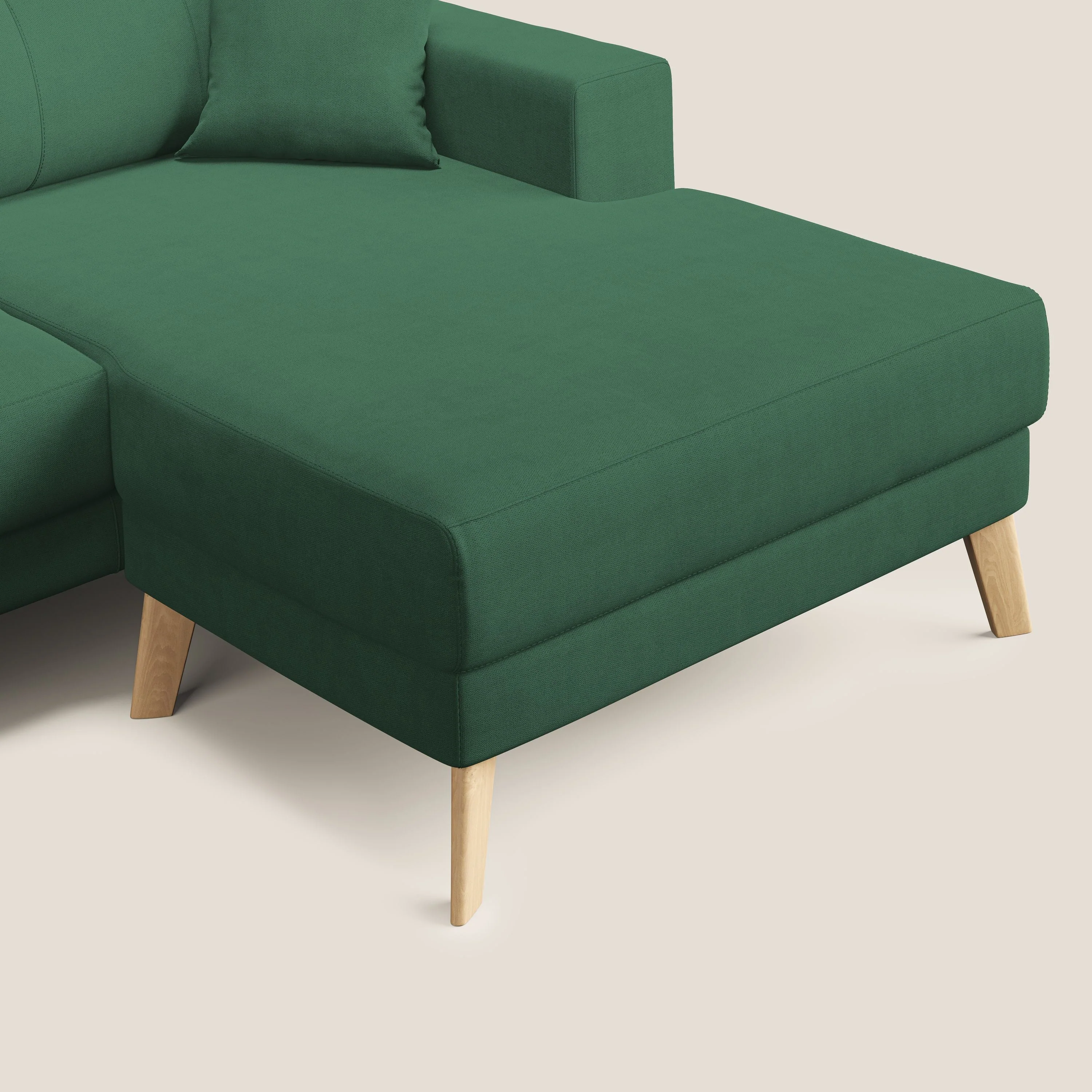 Danish canapé d'angle moderne reversible en tissu doux imperméable T02 vert - Image 7
