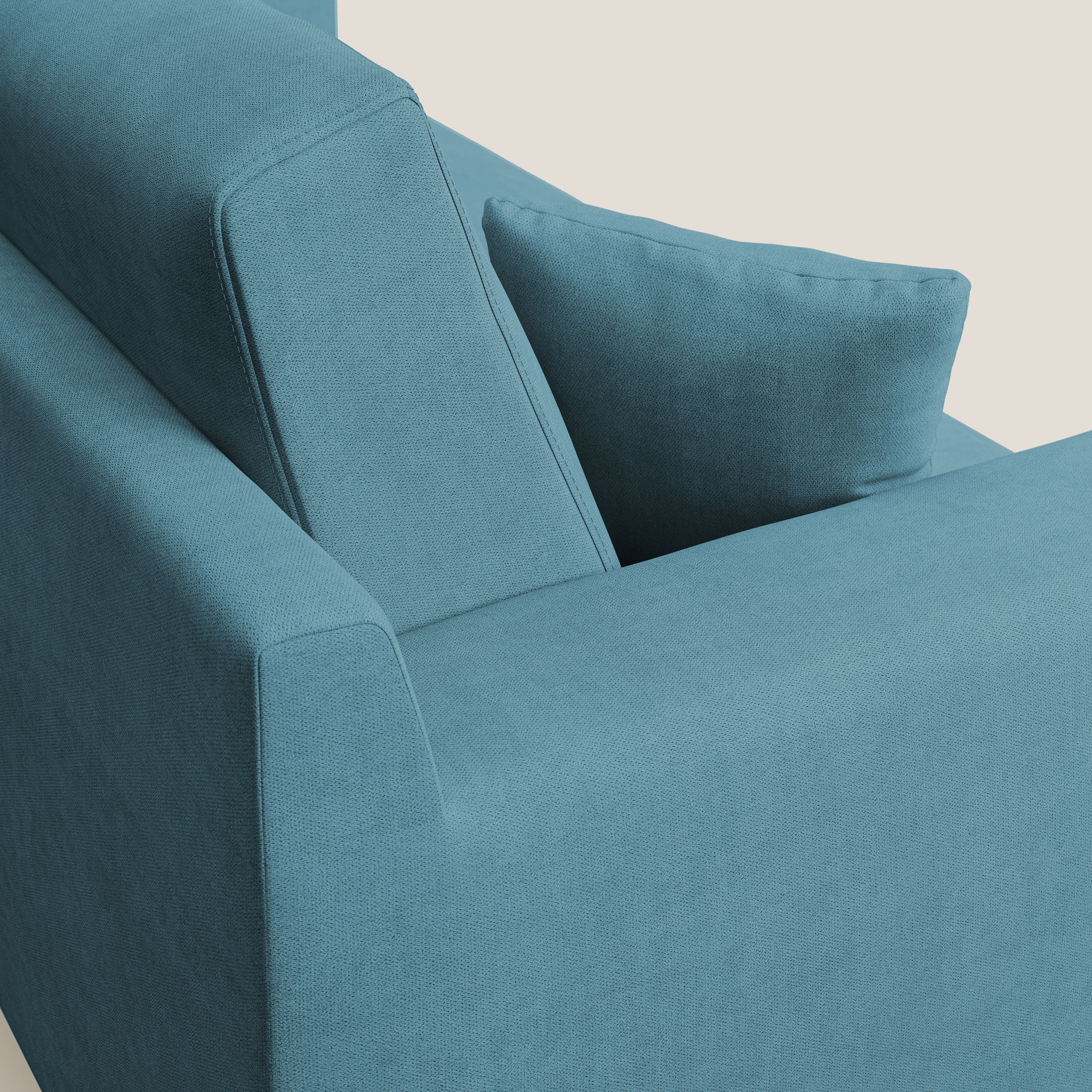 Danish canapé moderne en tissu doux imperméable T02 bleu ciel - Image 6