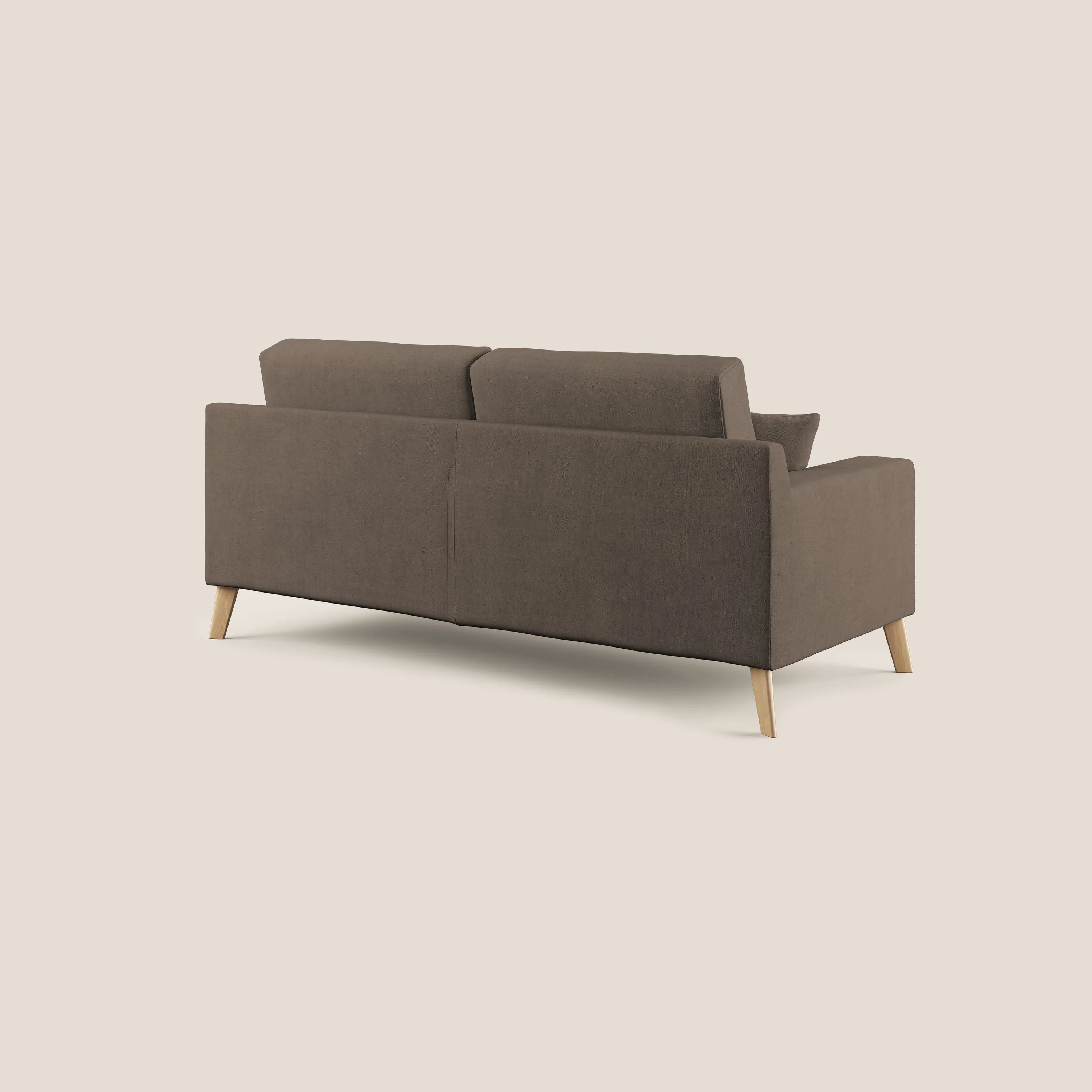 Danish canapé moderne en tissu doux imperméable T02 marron - Image 4