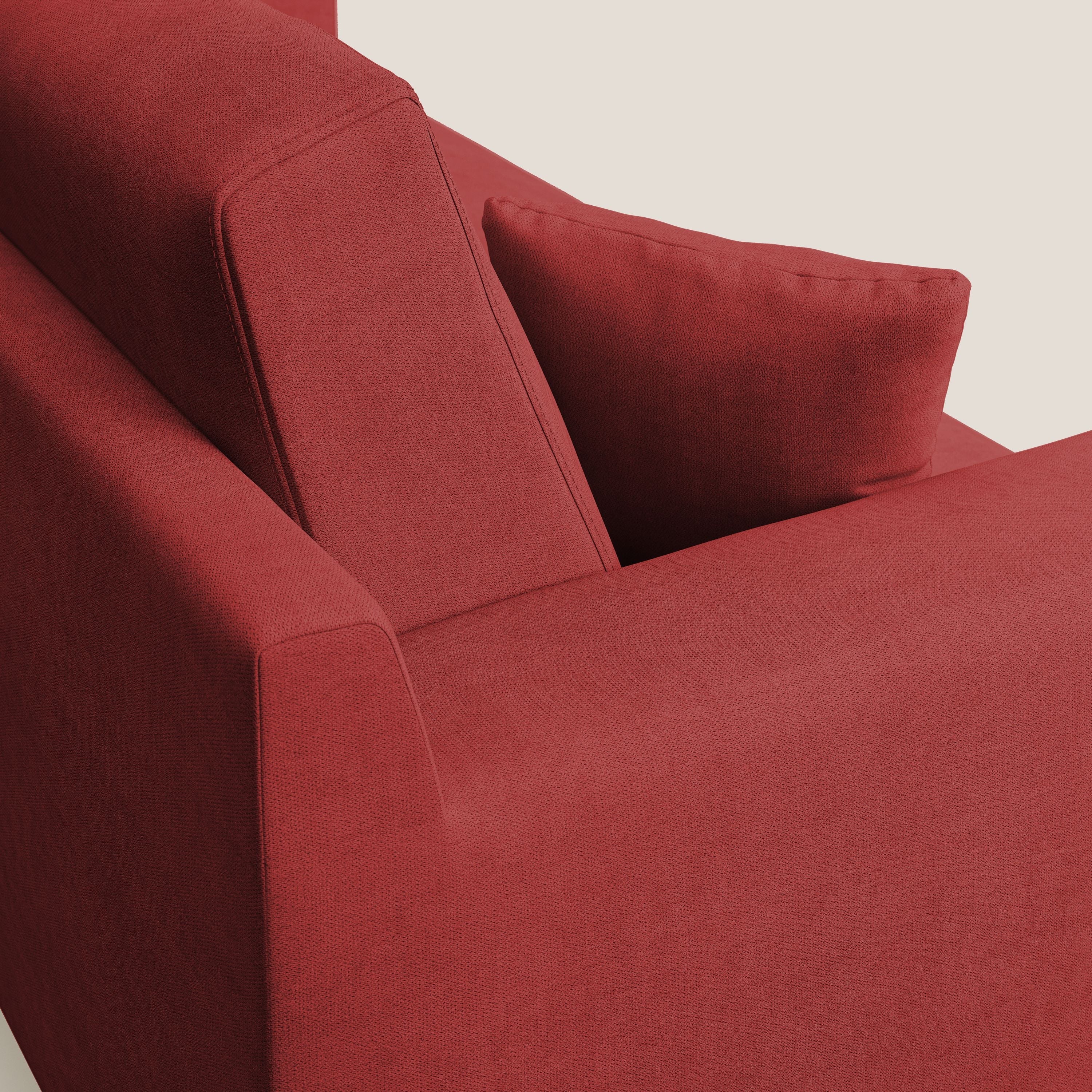 Danish canapé moderne en tissu doux imperméable T02 rouge - Image 6