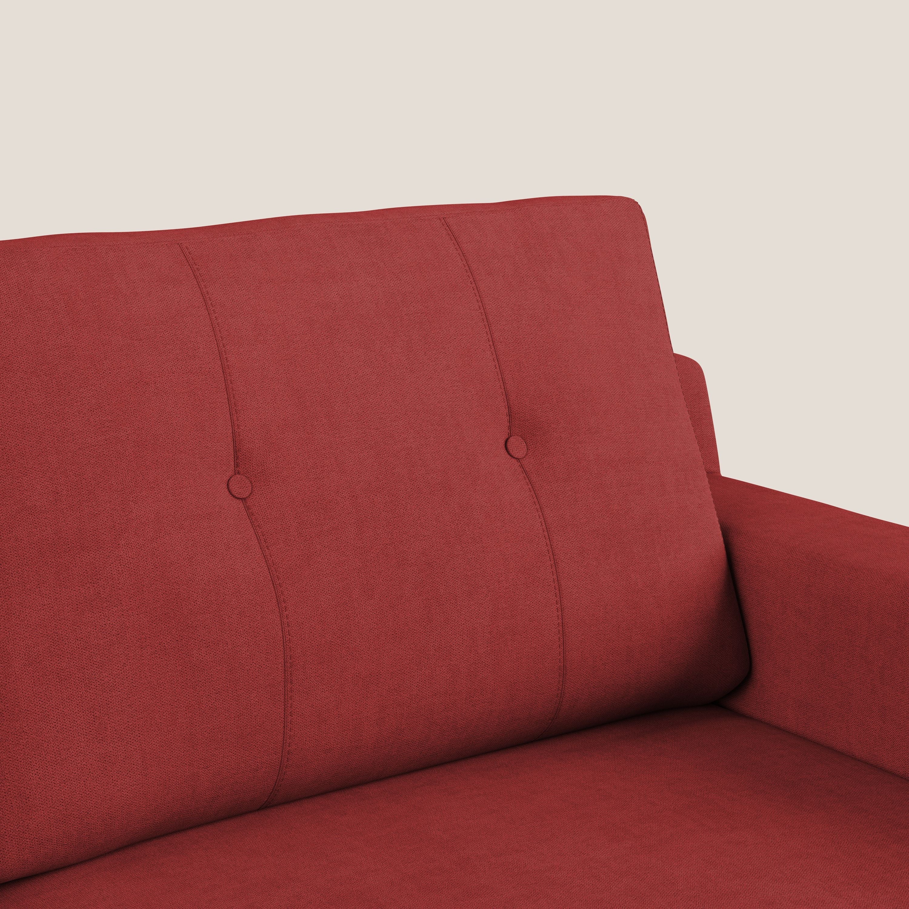 Danish canapé moderne en tissu doux imperméable T02 rouge - Image 7