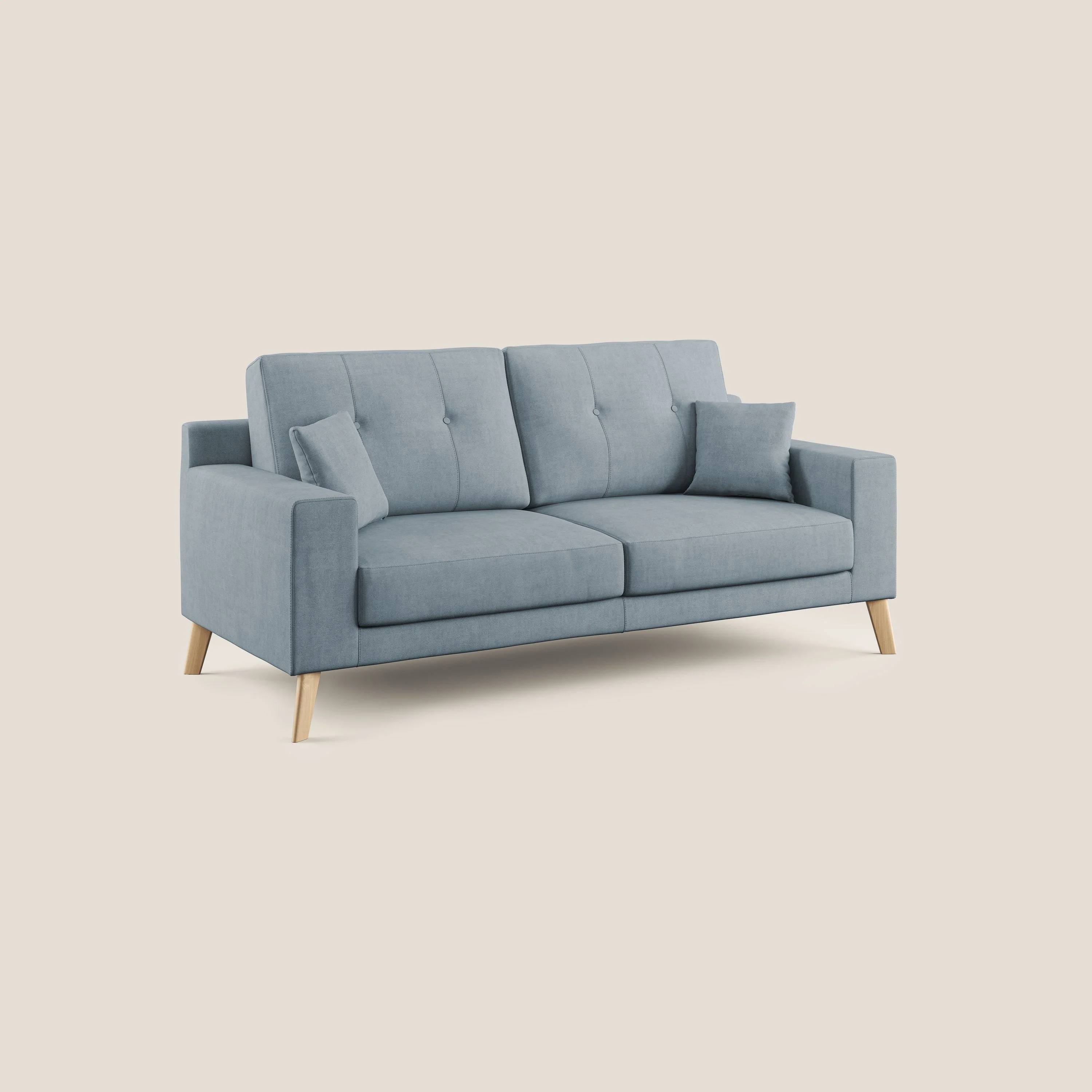Danish canapé moderne en tissu doux imperméable T02 sucre glace - Image 2