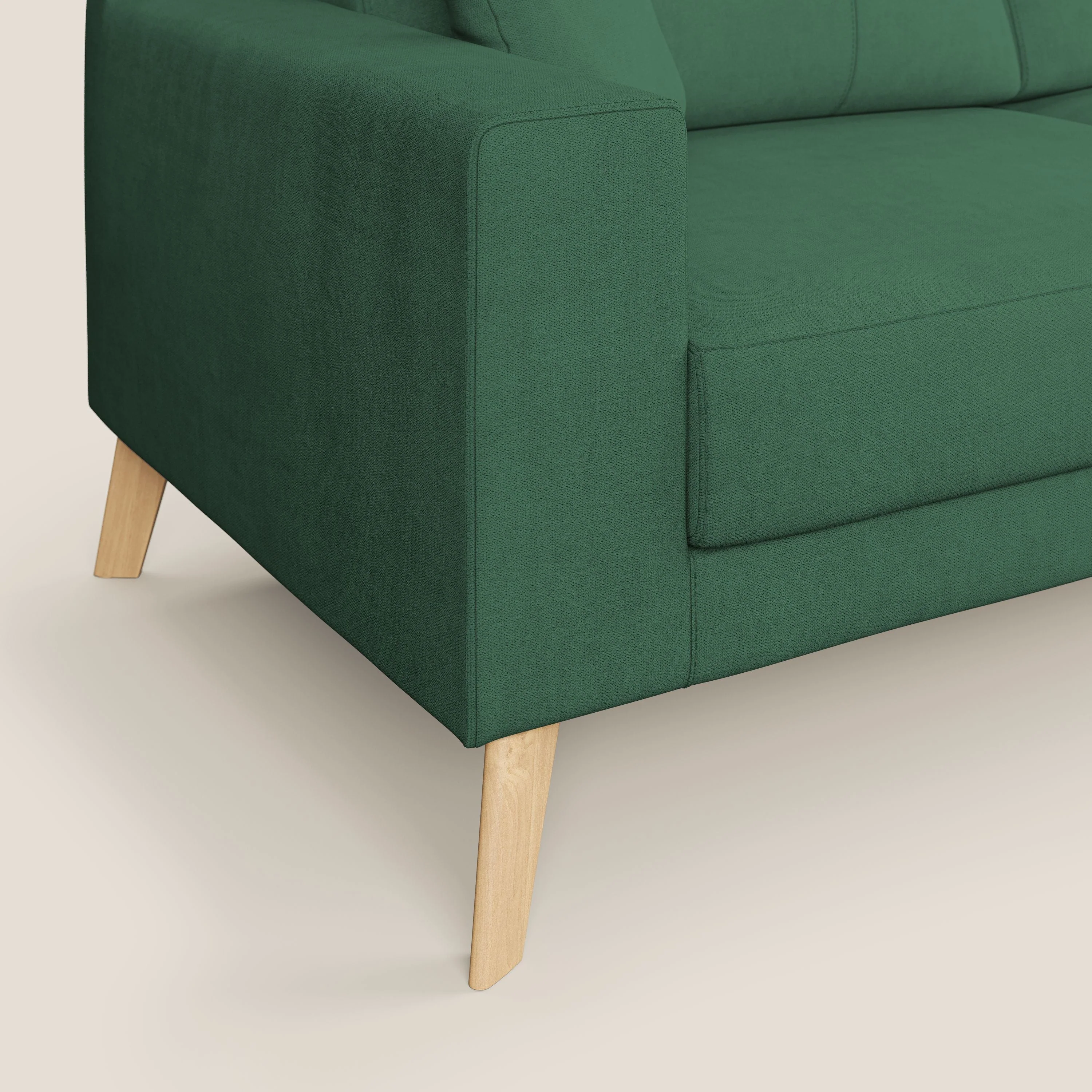 Danish canapé moderne en tissu doux imperméable T02 vert - Image 5