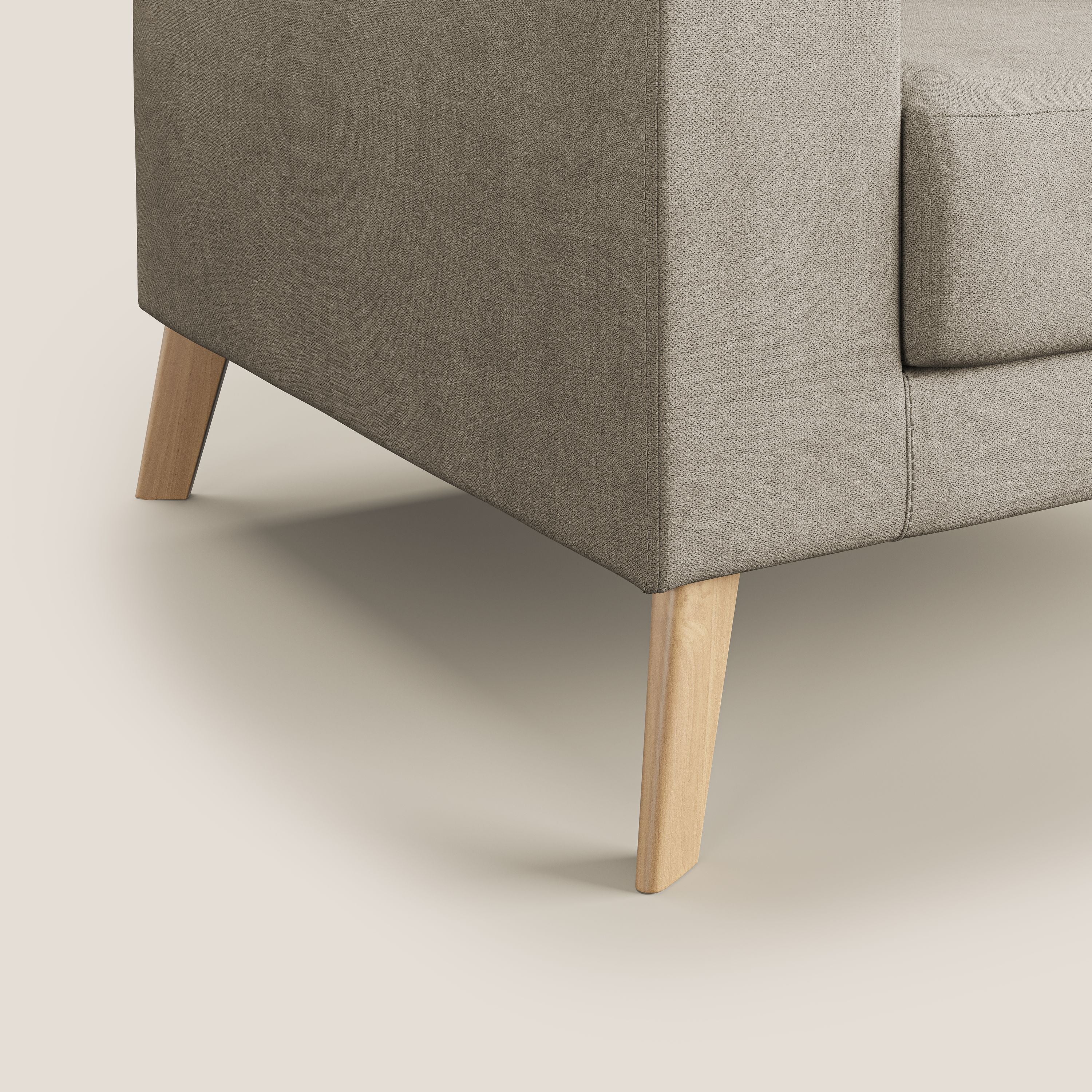 Danish Fauteuil en tissu doux imperméable T02 beige - Image 5