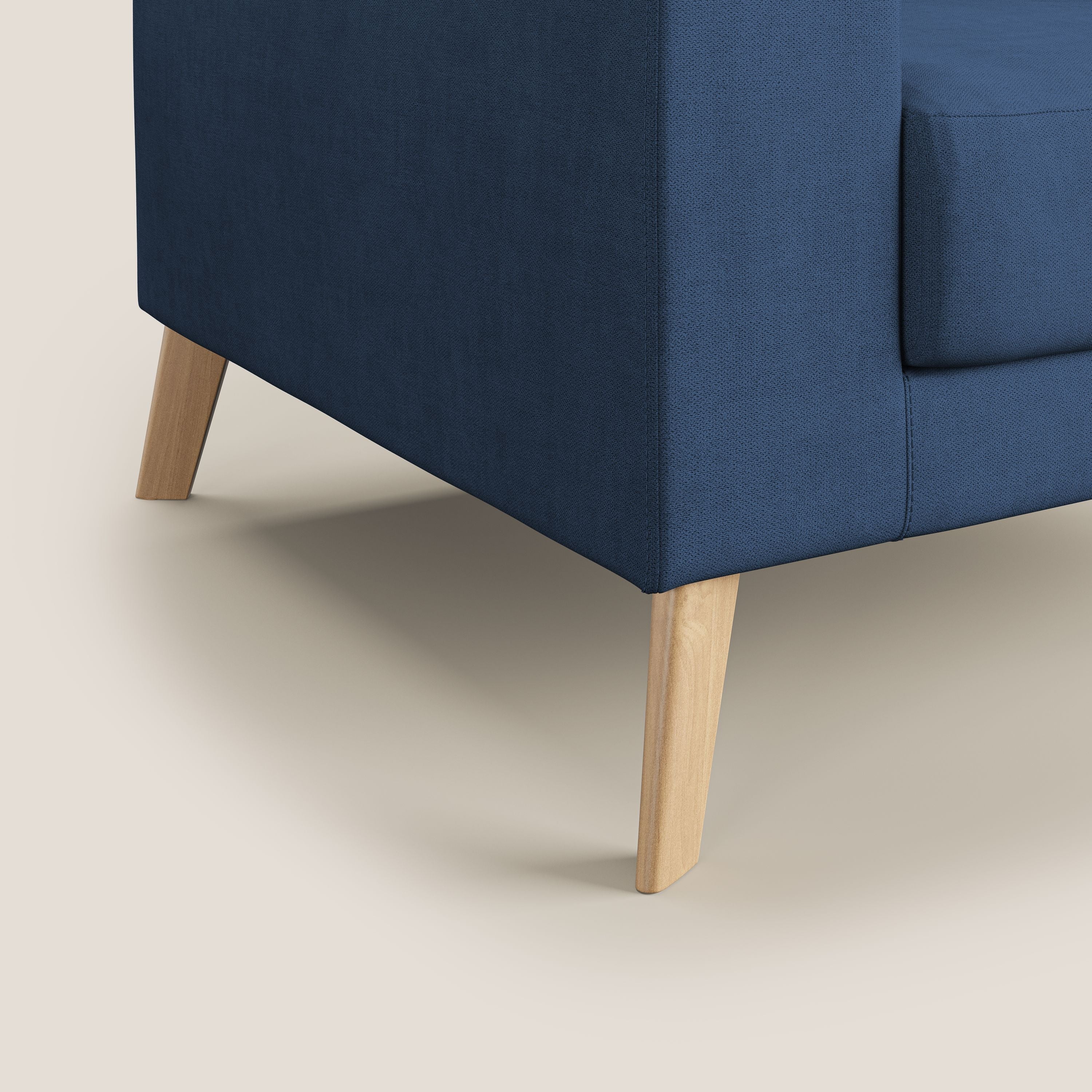 Danish Fauteuil en tissu doux imperméable T02 bleu - Image 5