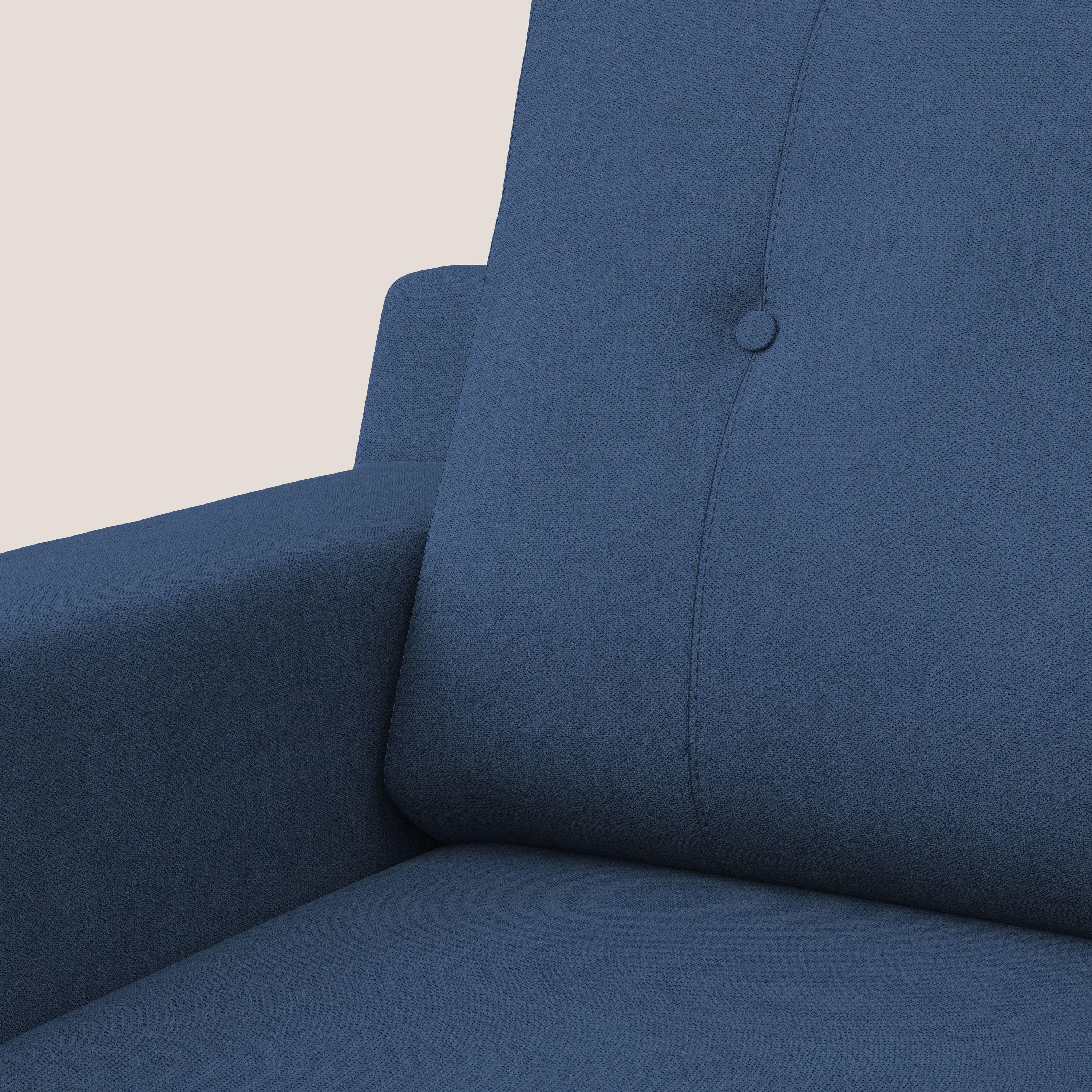 Danish Fauteuil en tissu doux imperméable T02 bleu - Image 7