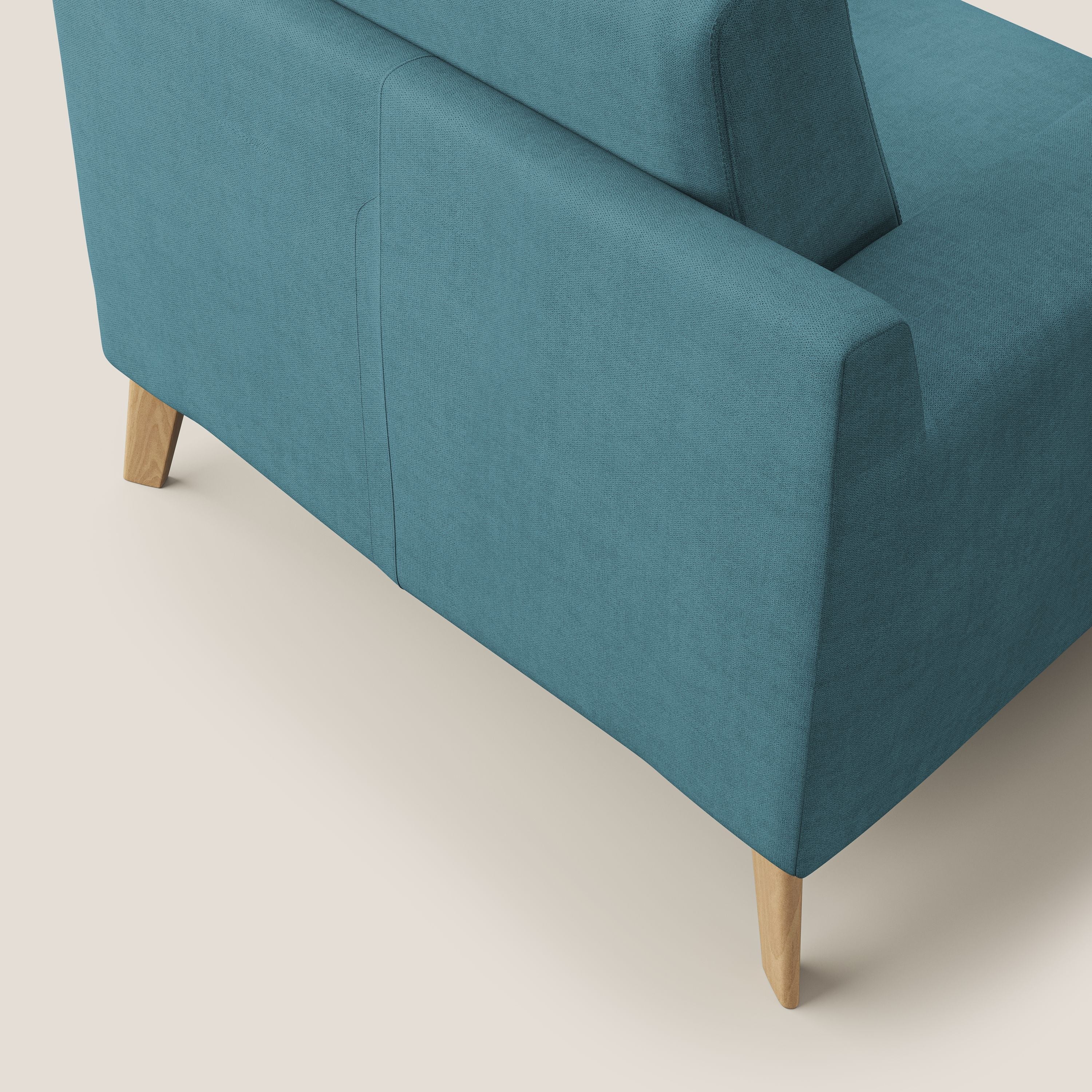 Danish Fauteuil en tissu doux imperméable T02 bleu ciel - Image 6