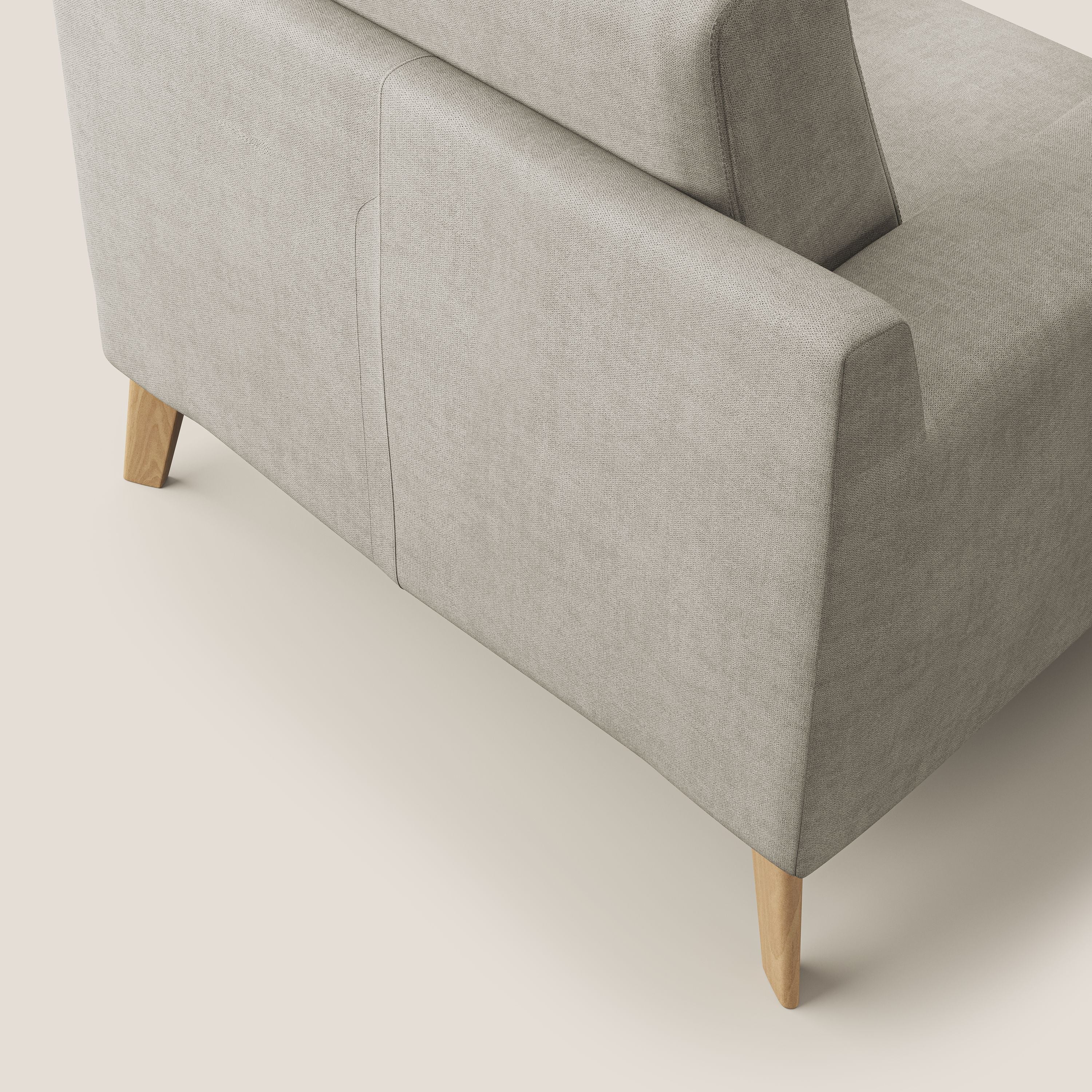 Danish Fauteuil en tissu doux imperméable T02 crème - Image 7