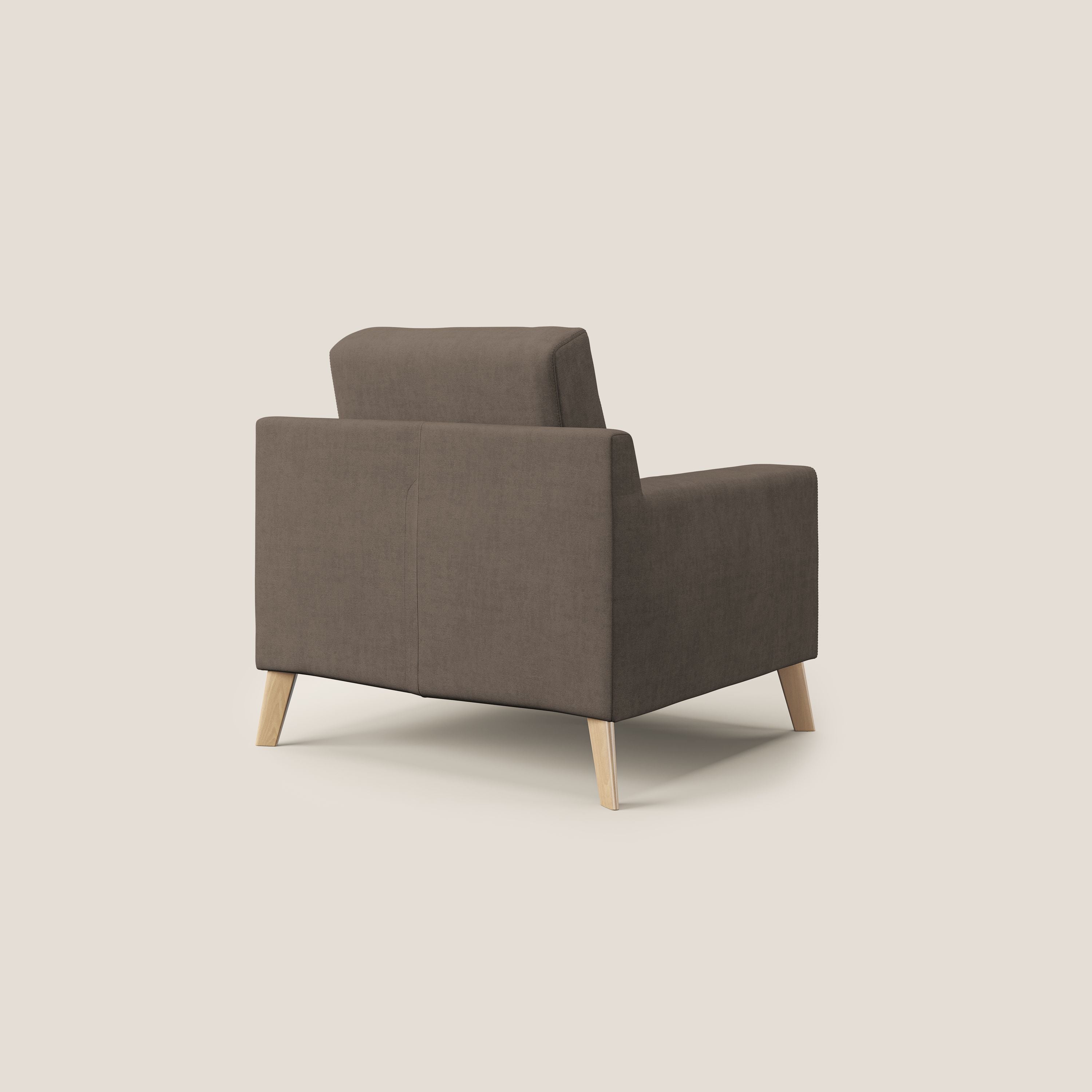 Danish Fauteuil en tissu doux imperméable T02 marron - Image 4