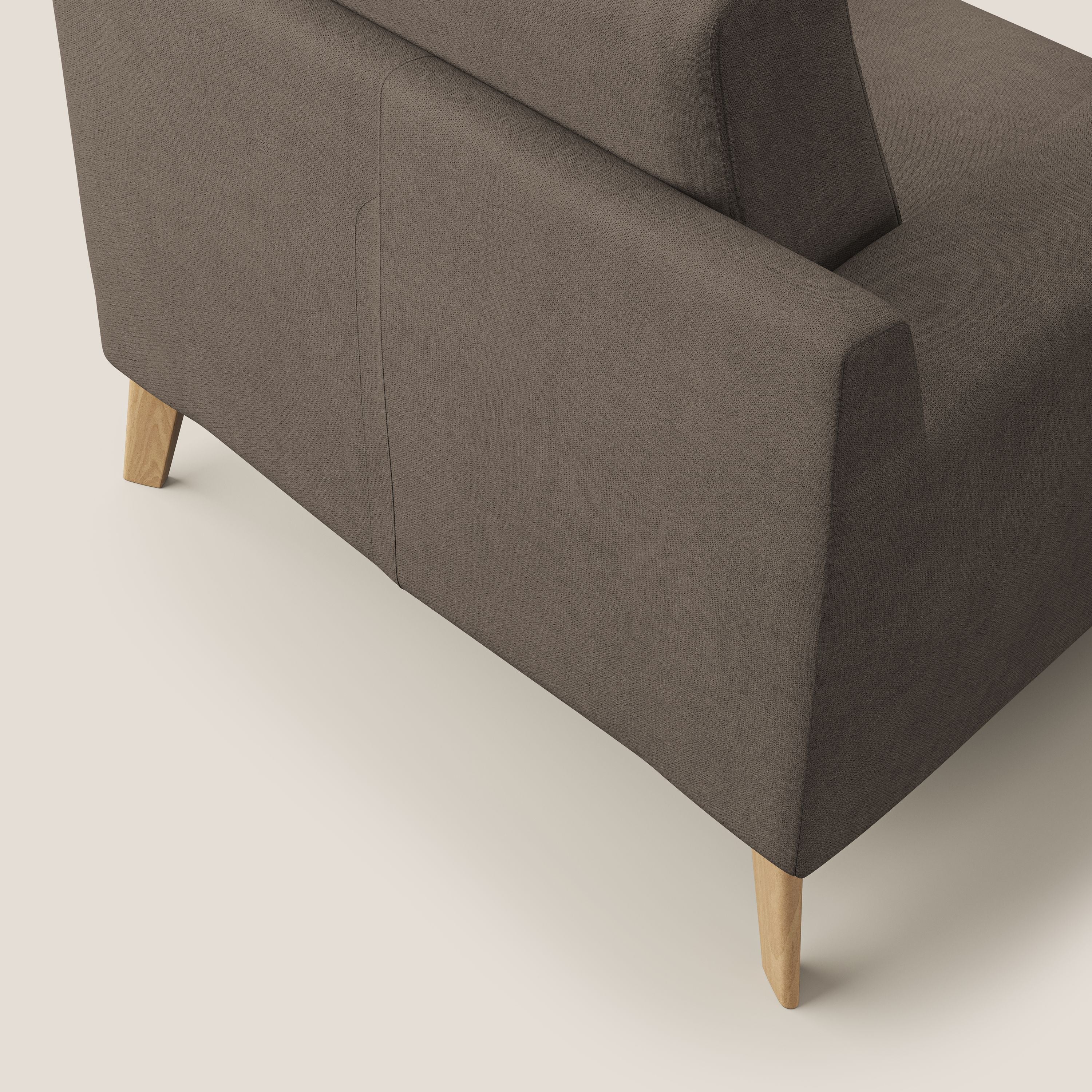 Danish Fauteuil en tissu doux imperméable T02 marron - Image 6