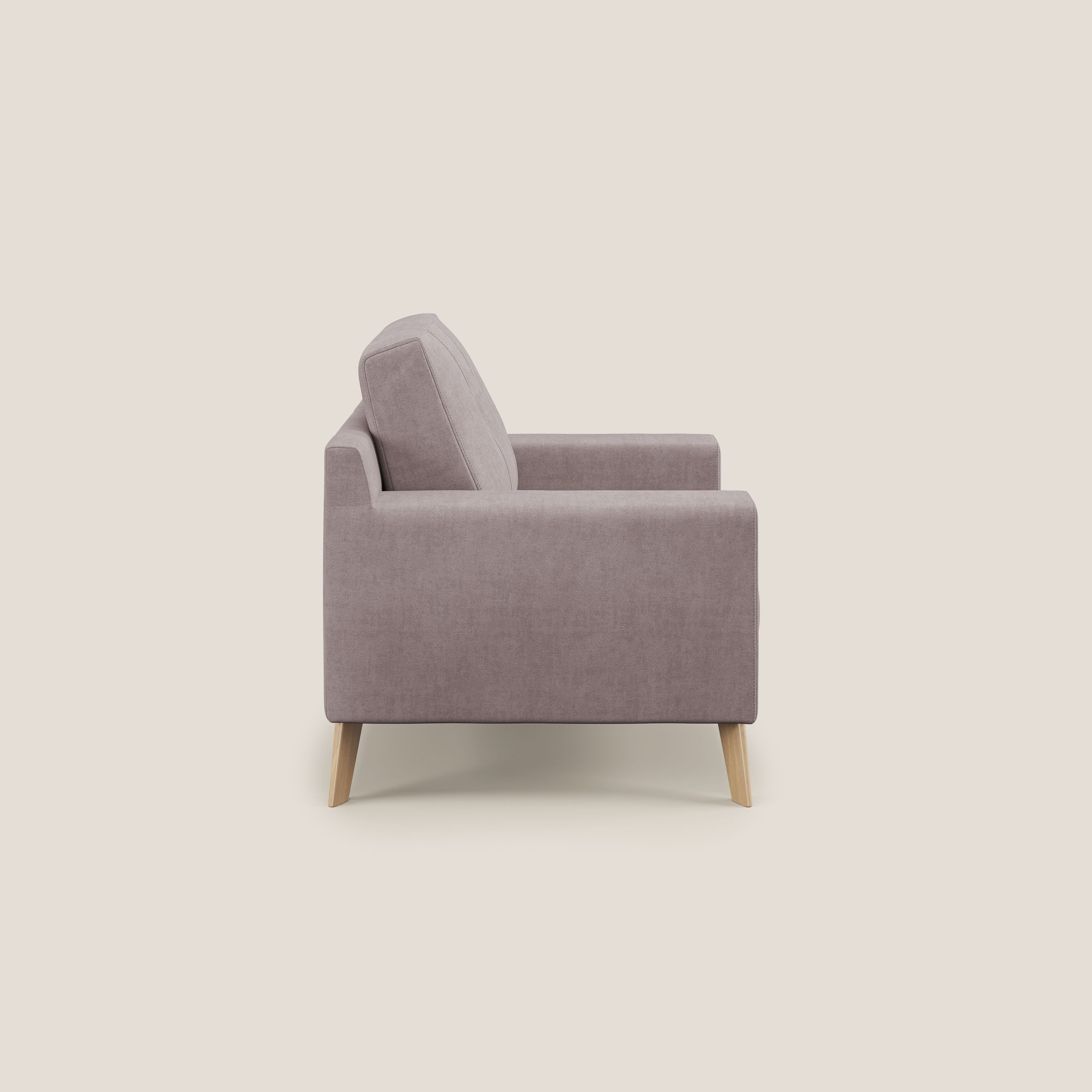 Danish Fauteuil en tissu doux imperméable T02 rose - Image 3