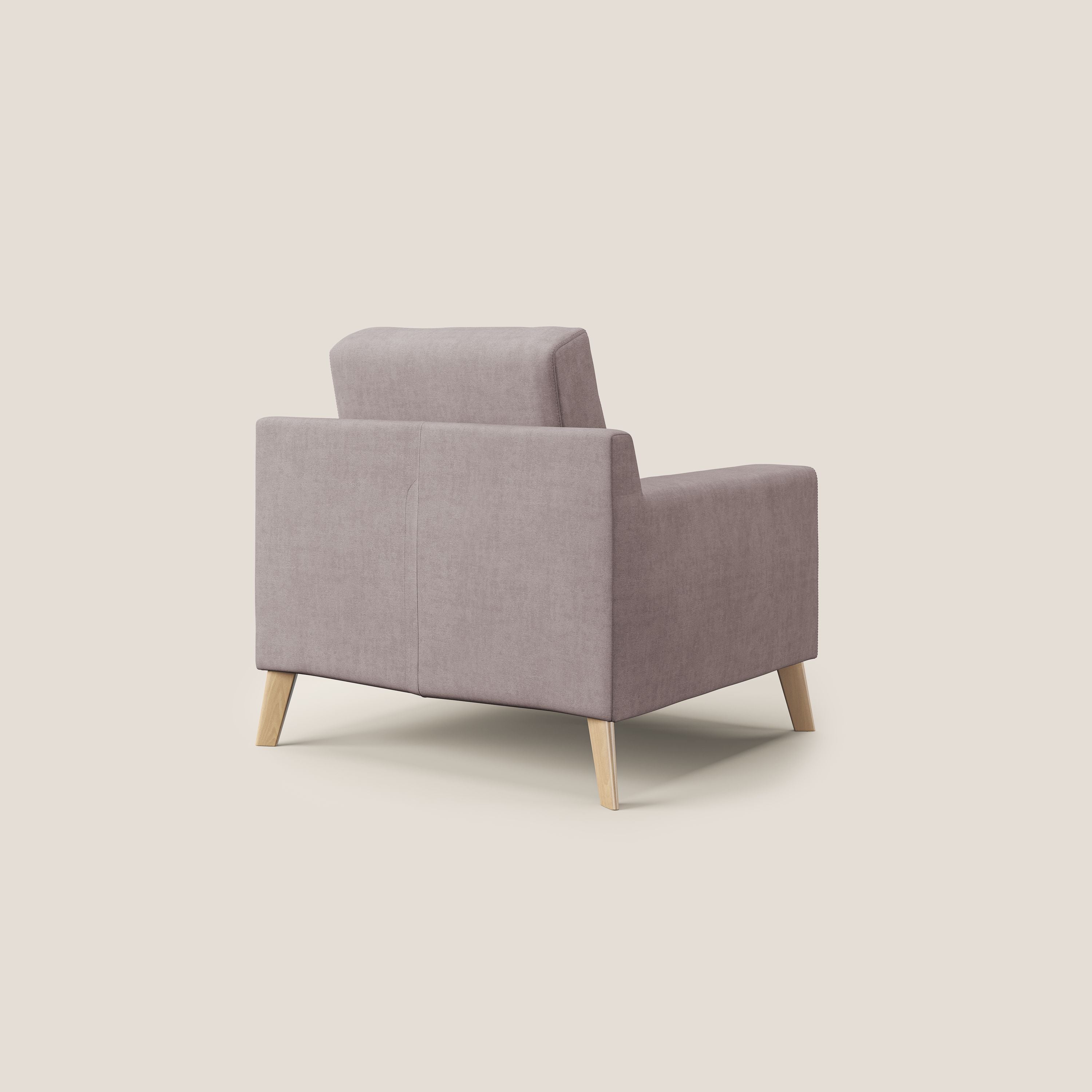 Danish Fauteuil en tissu doux imperméable T02 rose - Image 4