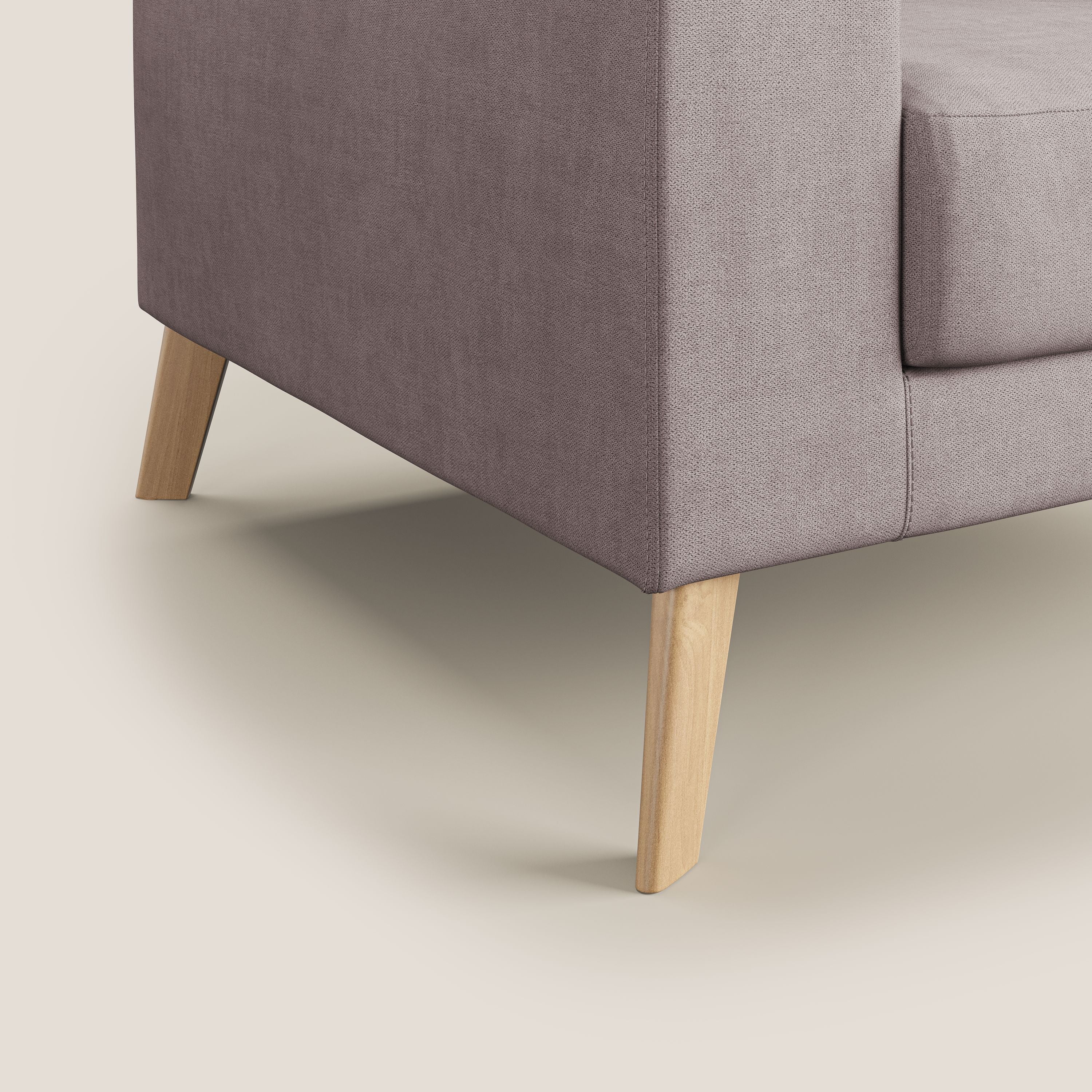 Danish Fauteuil en tissu doux imperméable T02 rose - Image 5