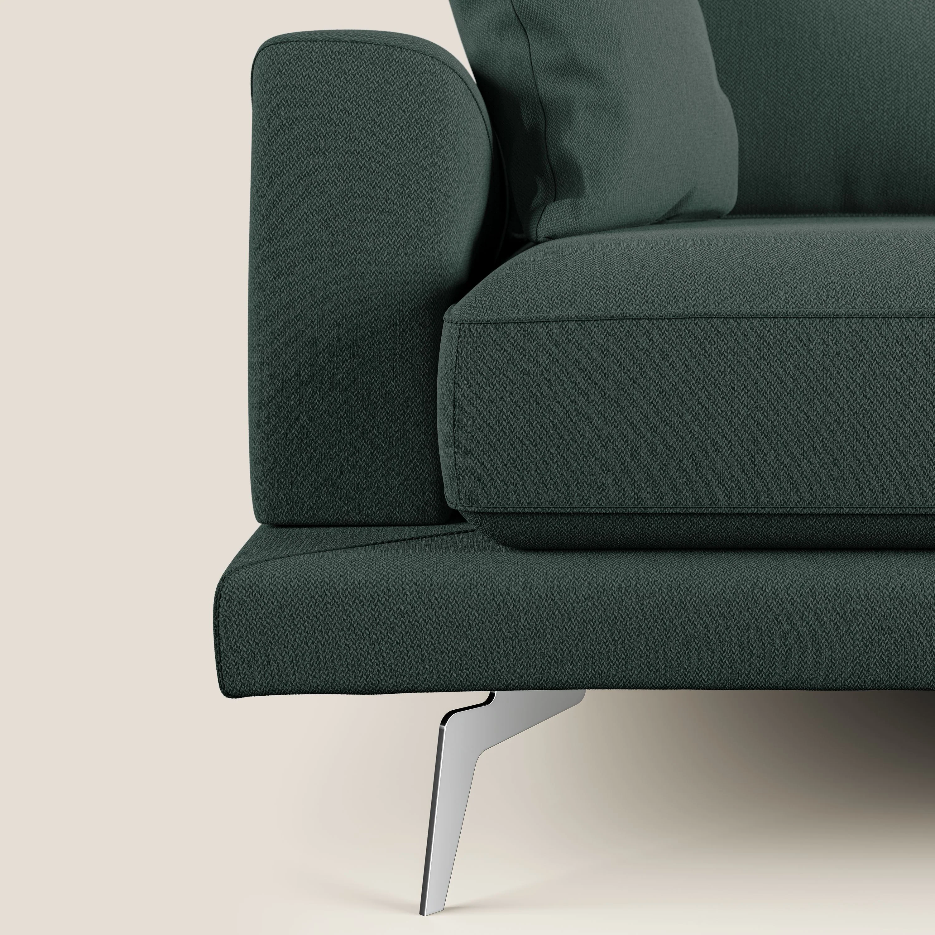 Dorian canapé d'angle moderne en tissu doux anti-tache T05 vert - Image 7