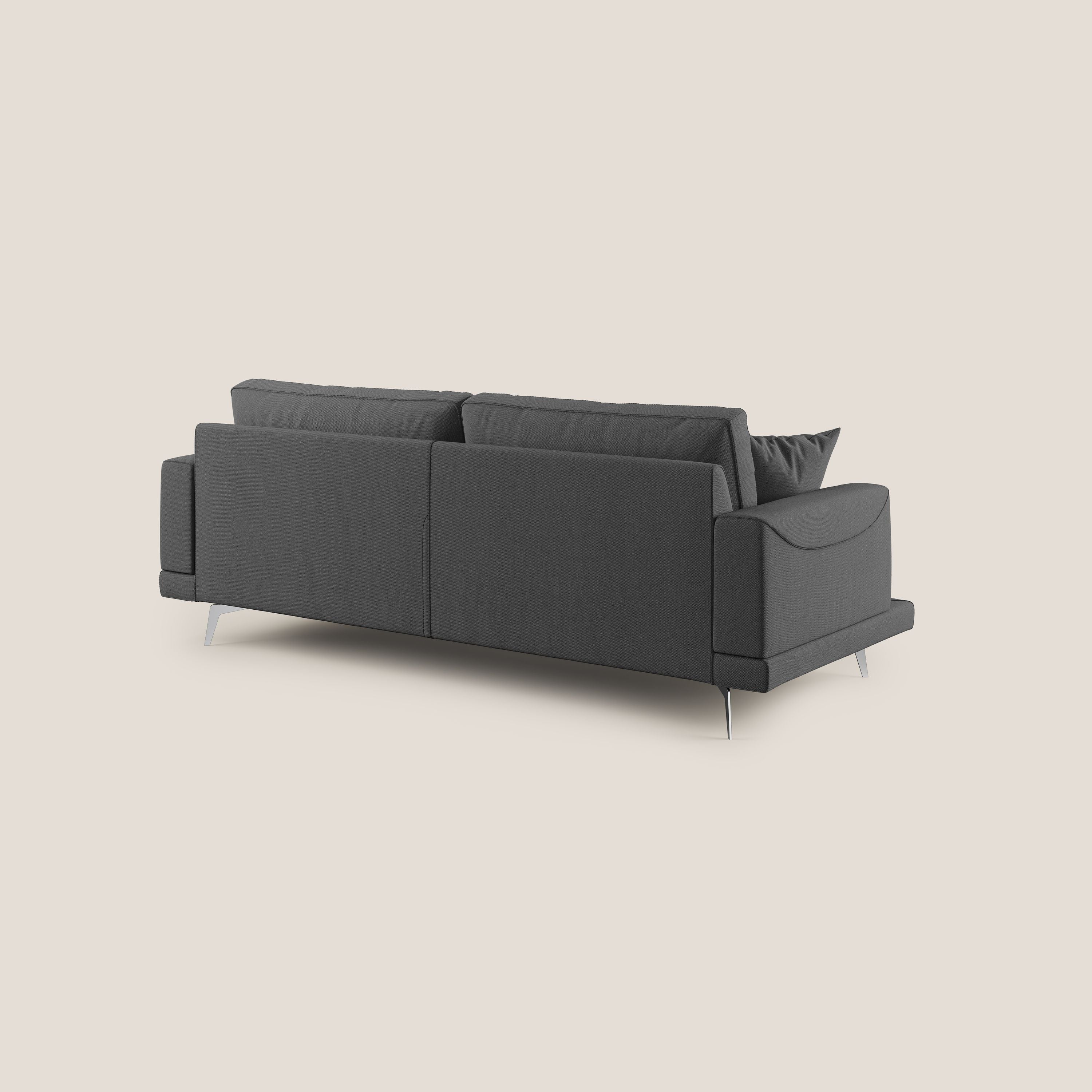 Dorian canapé moderne en tissu doux anti-tache T05 anthracite - Image 4