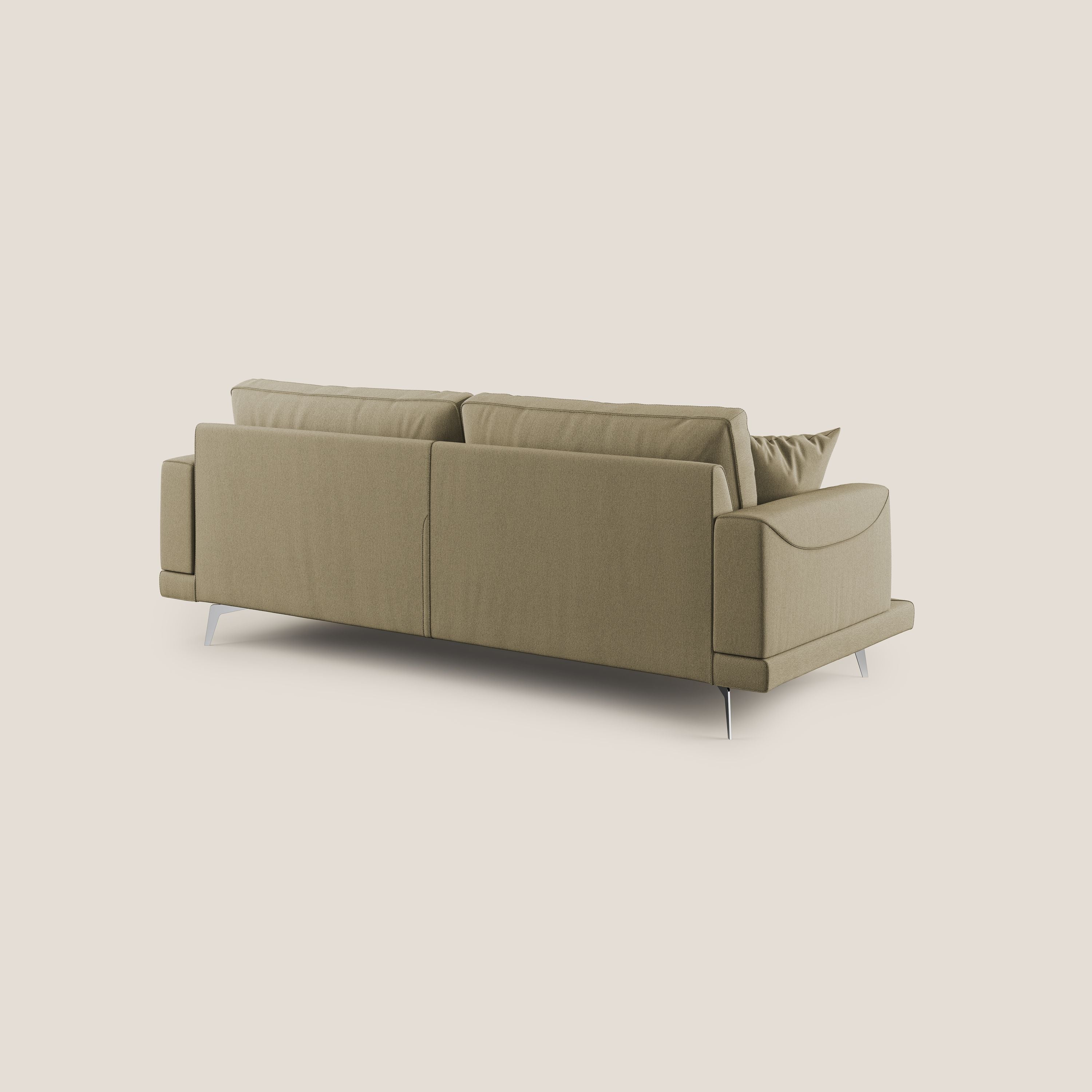 Dorian canapé moderne en tissu doux anti-tache T05 camel - Image 4