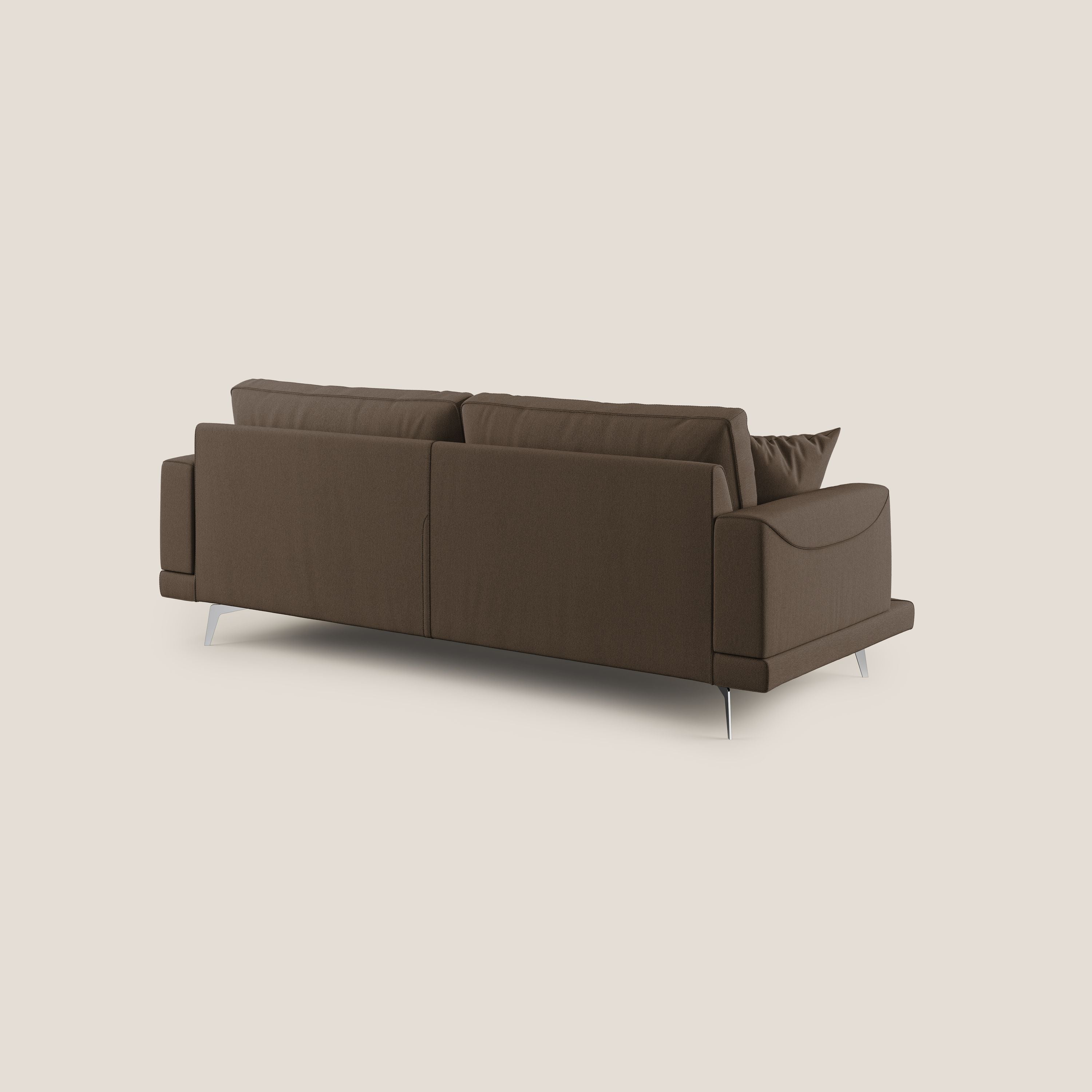 Dorian canapé moderne en tissu doux anti-tache T05 marron - Image 4