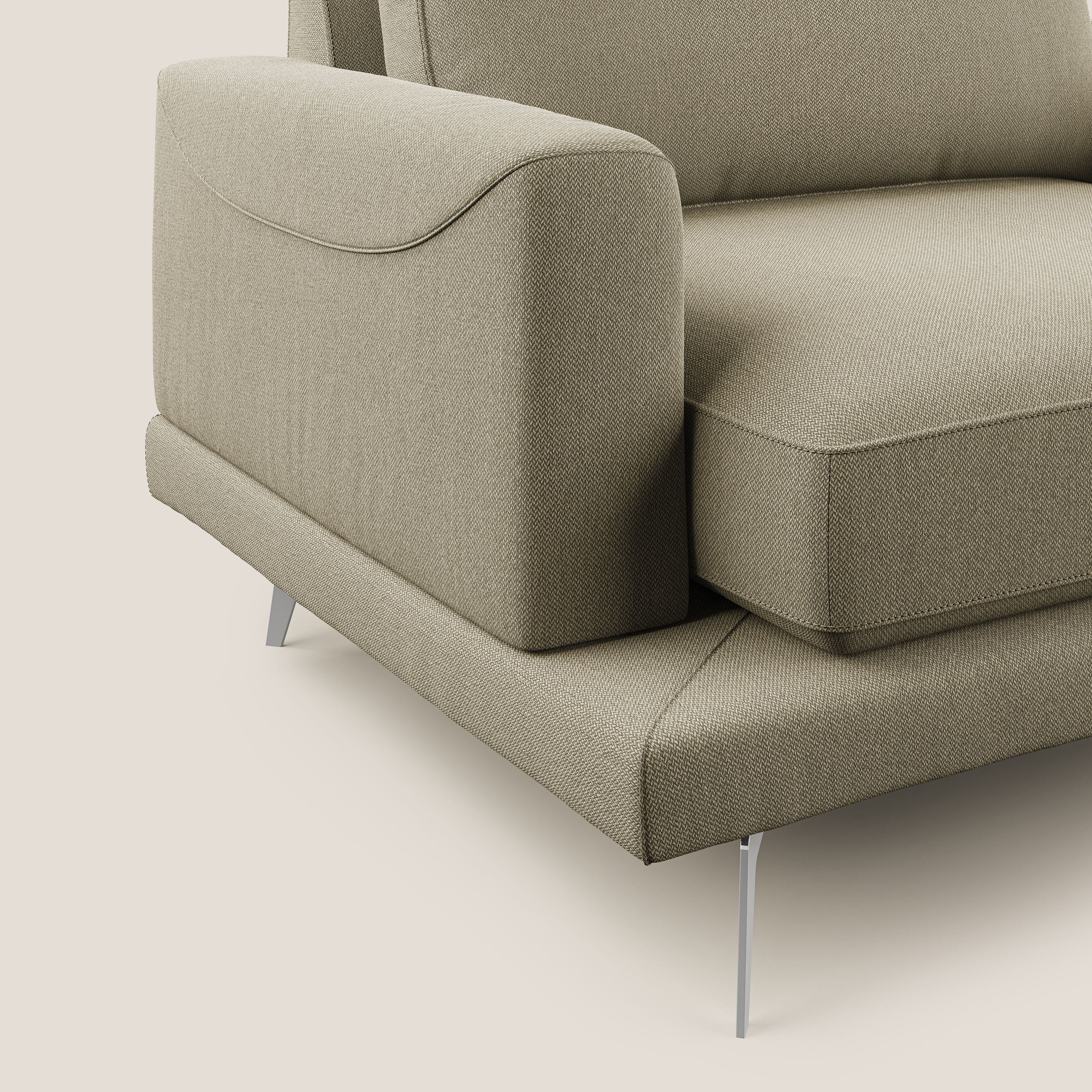 Dorian fauteuil moderne en tissu doux anti-tache T05 camel - Image 5