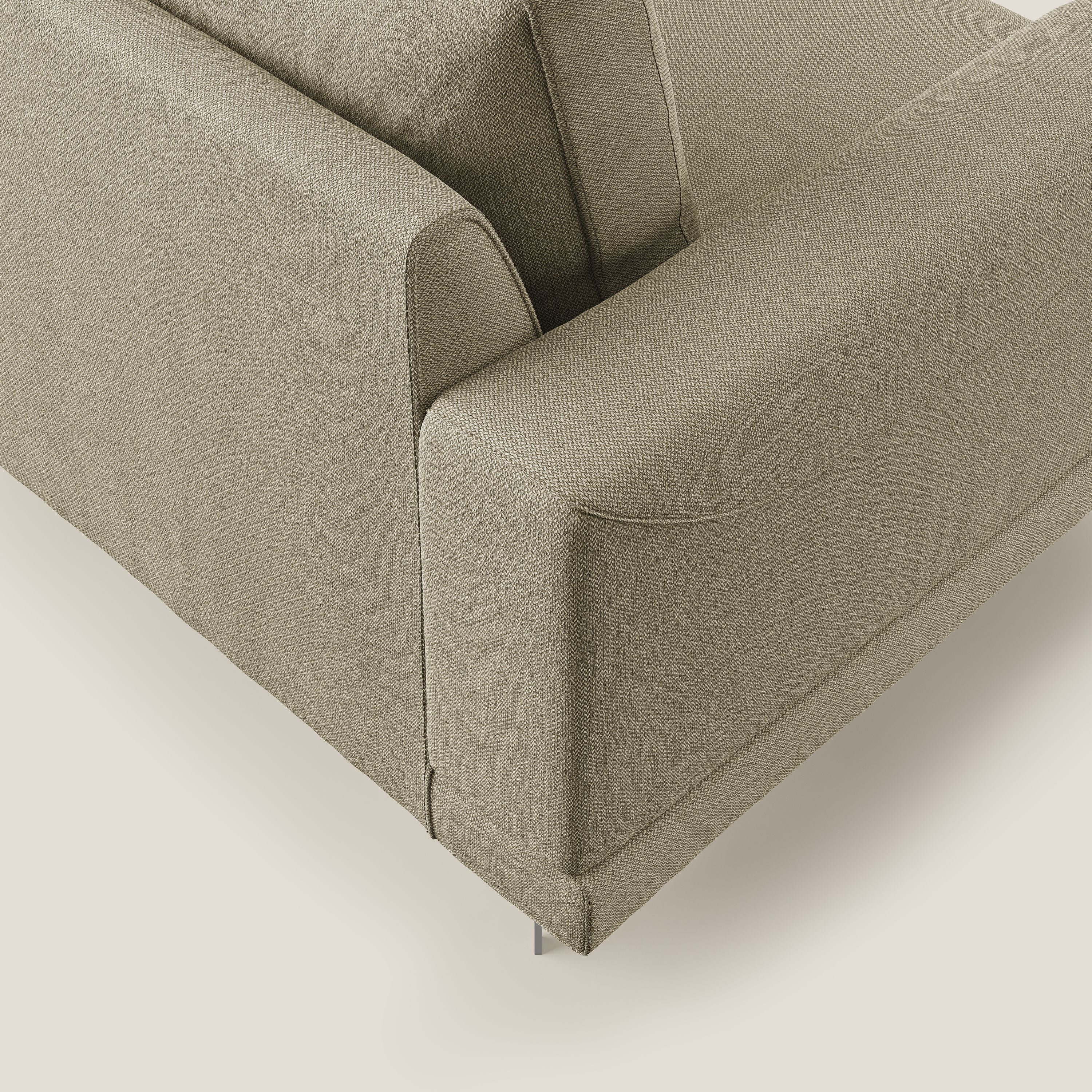 Dorian fauteuil moderne en tissu doux anti-tache T05 camel - Image 6