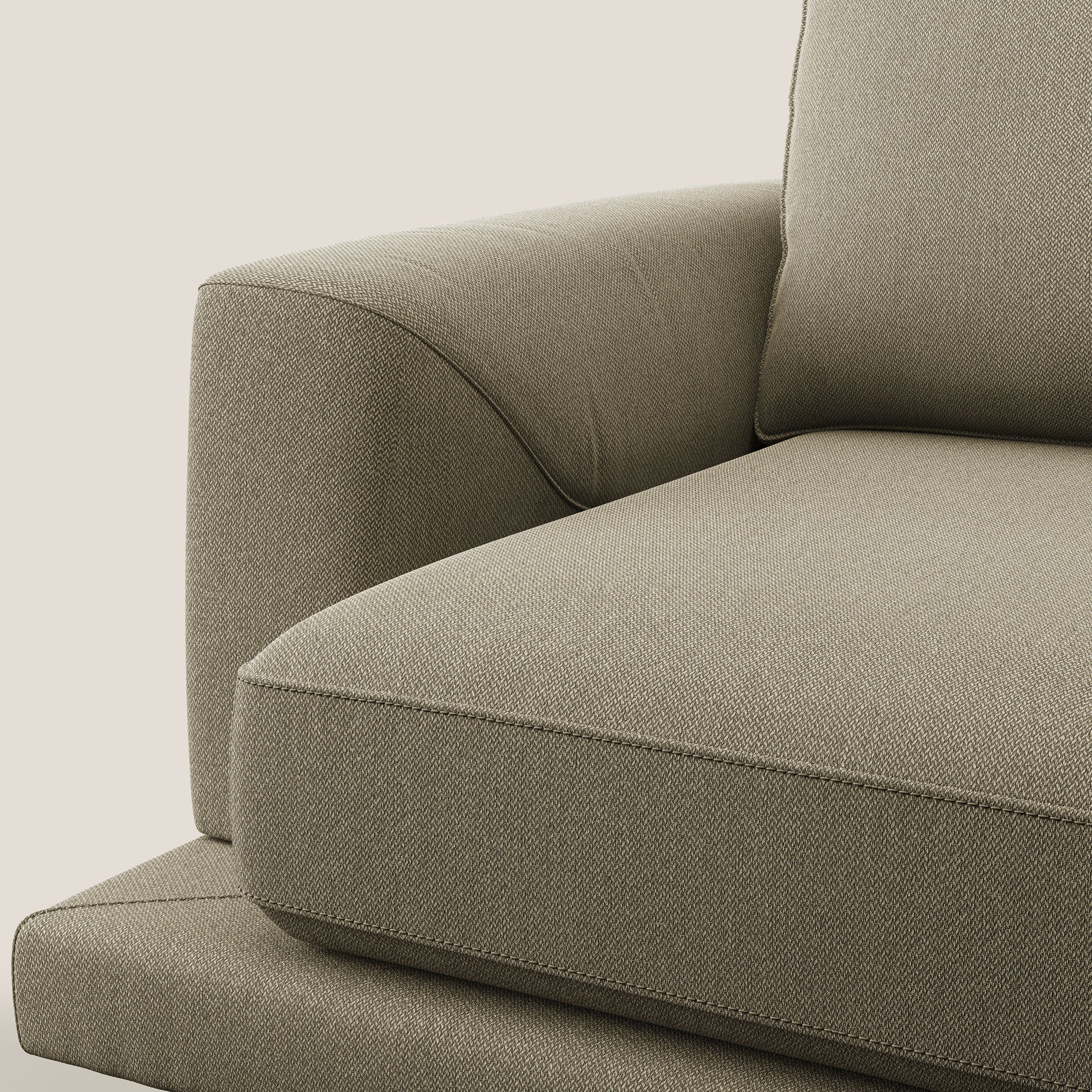 Dorian fauteuil moderne en tissu doux anti-tache T05 camel - Image 7