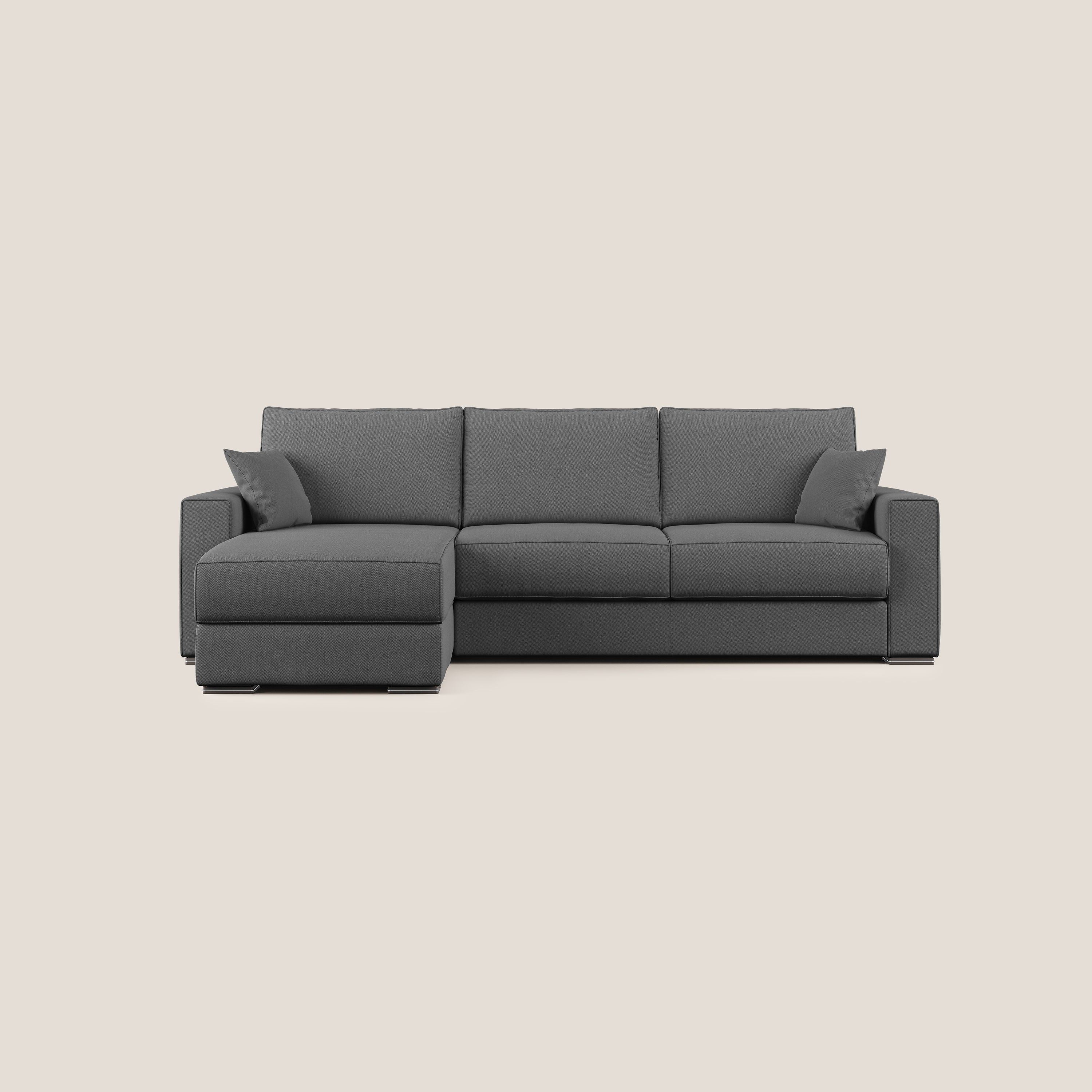 Dream Canapé convertible d'angle en tissu détachable T05 anthracite - Image 10