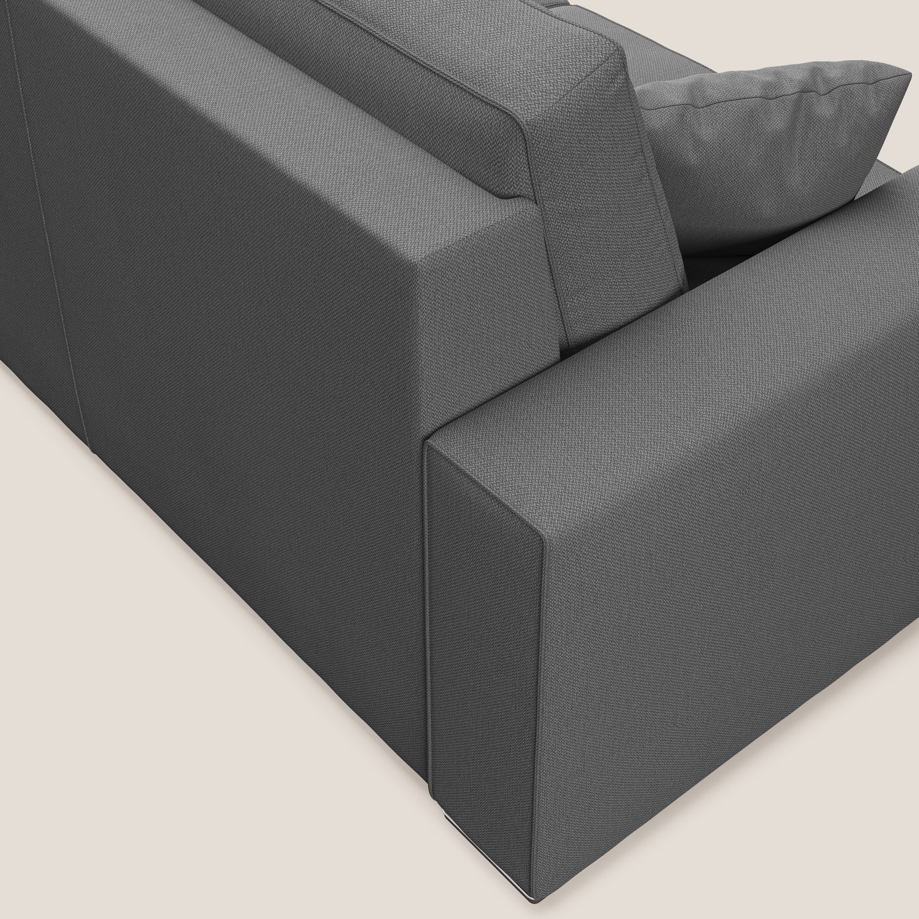 Dream Canapé convertible d'angle en tissu détachable T05 anthracite - Image 4